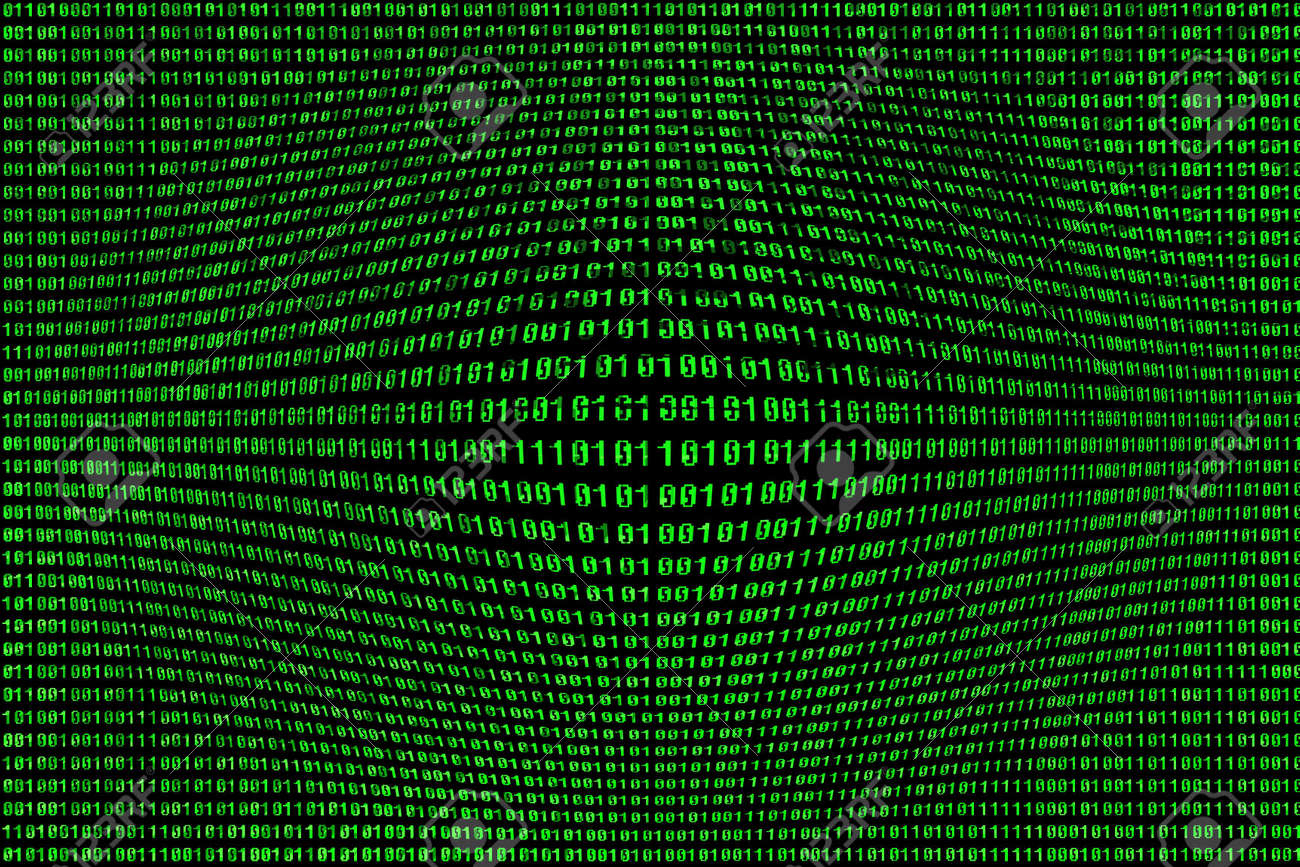 ブラック グリーン マトリックス背景 の写真素材 画像素材 Image