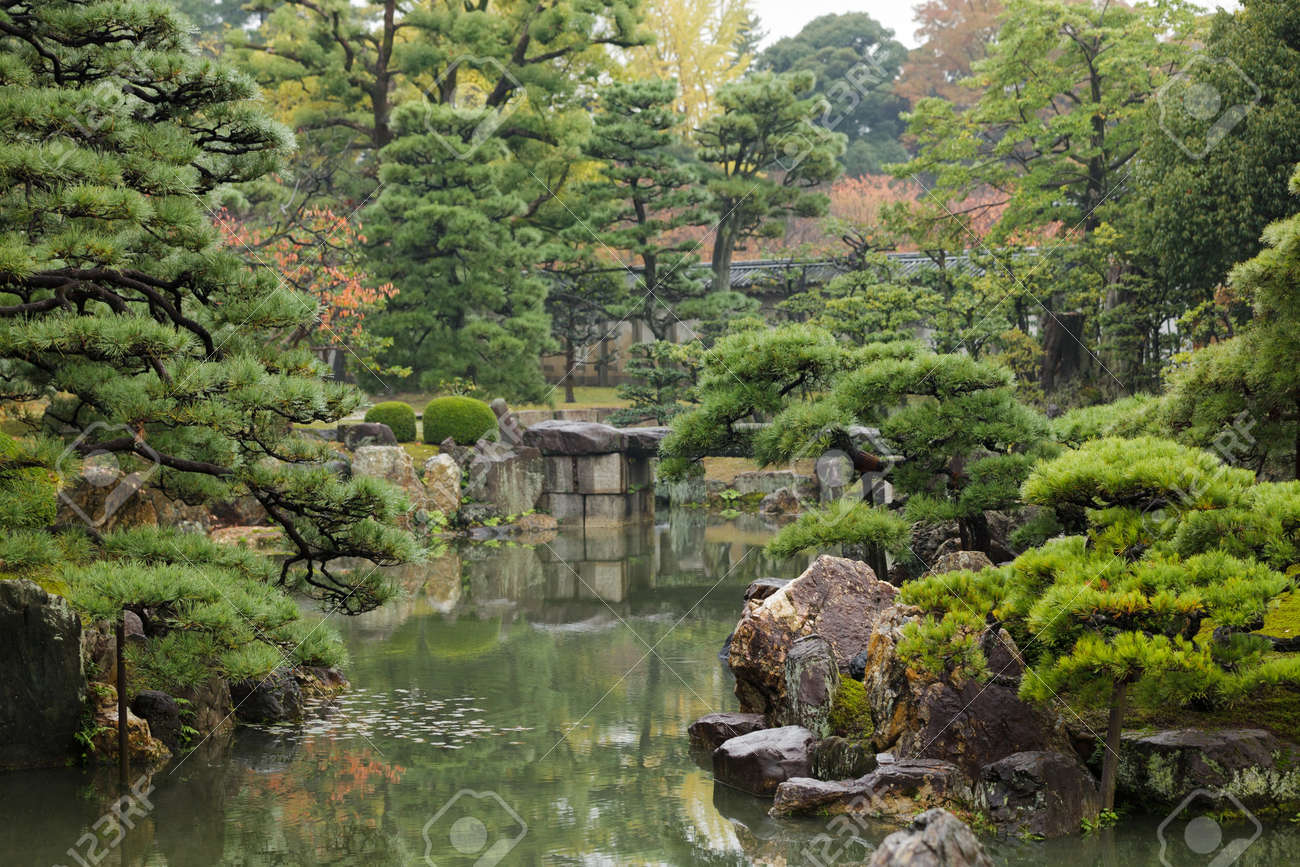 Japanese Zen Garden Water traditional japanese zen garden in kyoto, japan stock photo Japanese Zen Garden Water traditional japanese zen garden in kyoto, japan stock photo