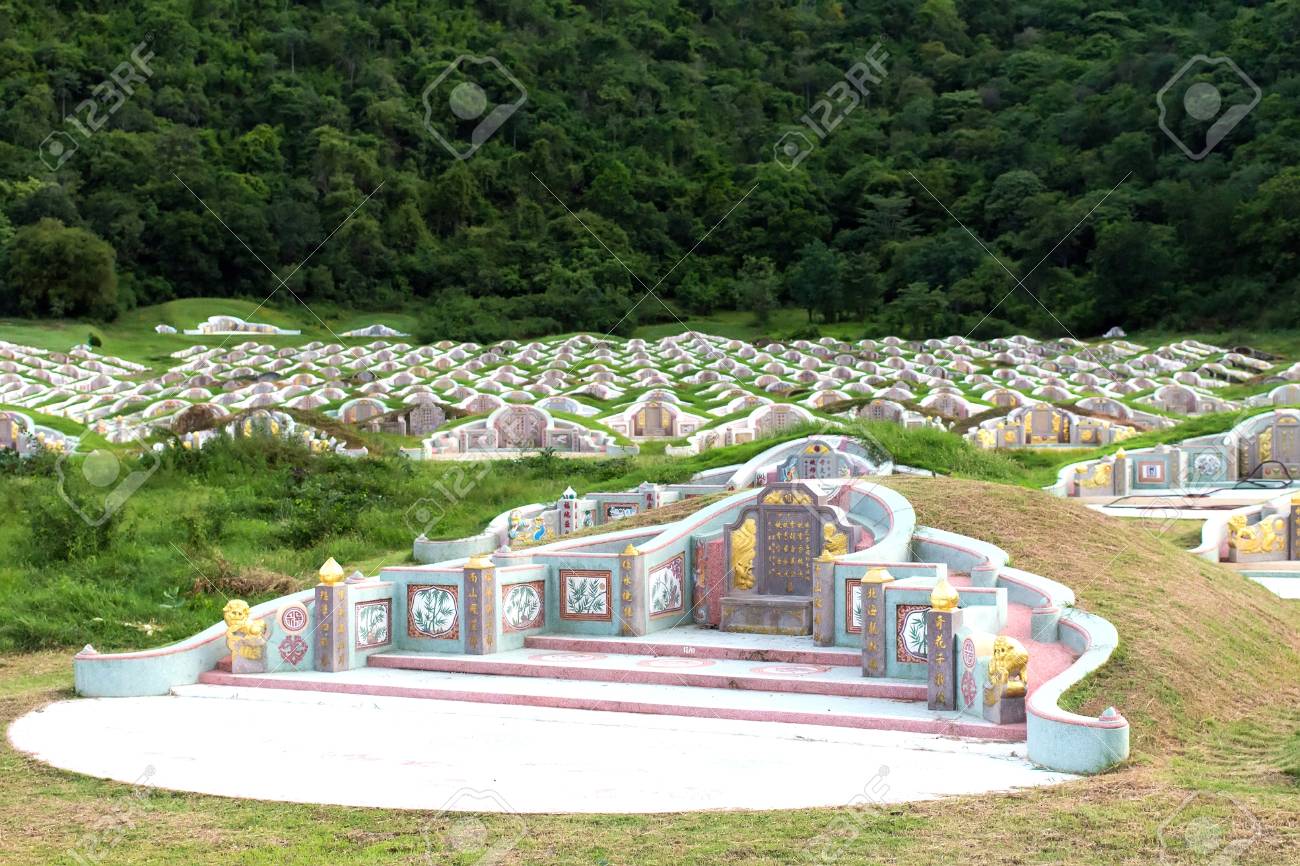 Chinese Cemetery In Kanchanaburi Province Thailand Stock Photo Picture And Royalty Free Image Image 21715489