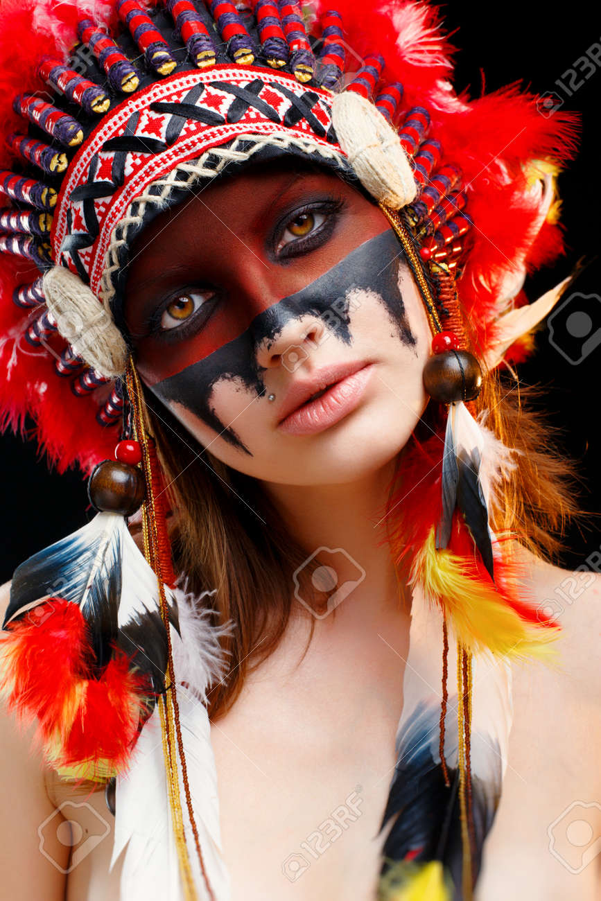 Beautiful Young Native American Indian Woman Stock Photo, Picture and  Royalty Free Image. Image 53466813., image size:867x1300
