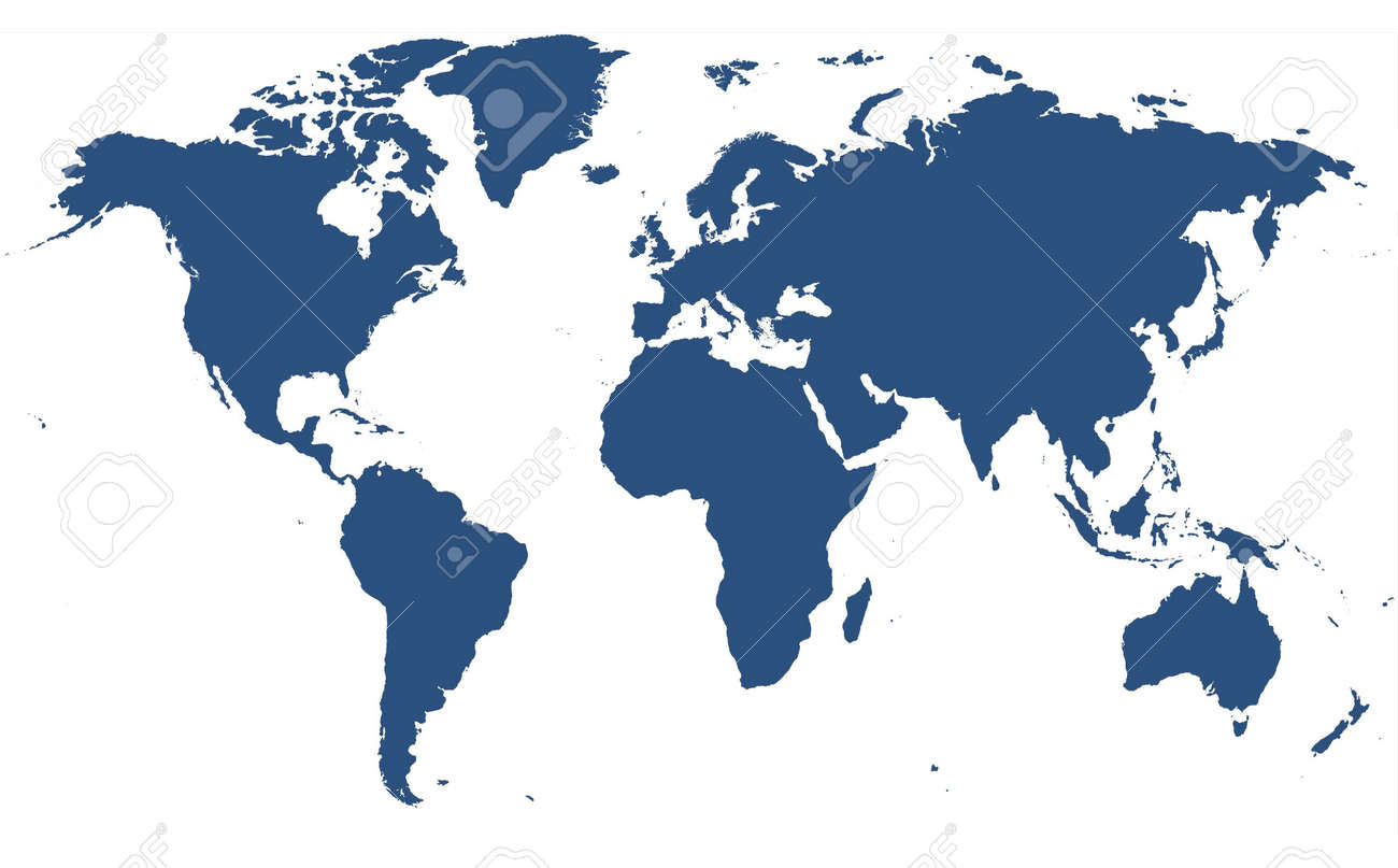 world map africa america asia europe oceania stock photo world mapafrica