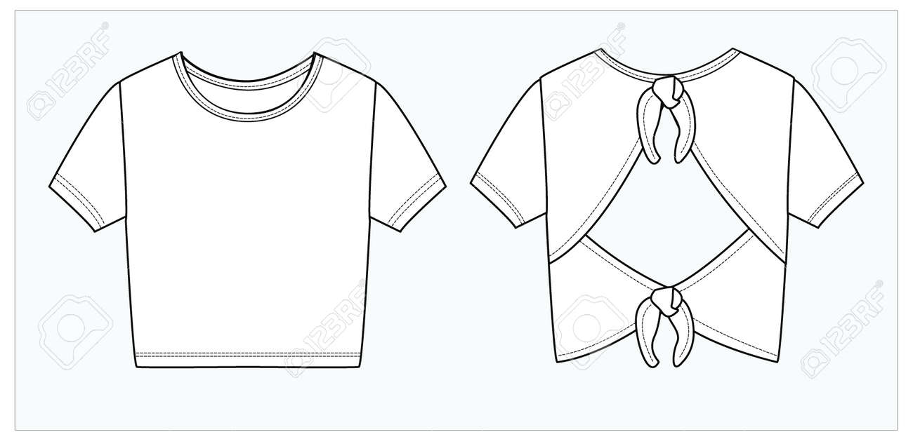 crop top blank shirts