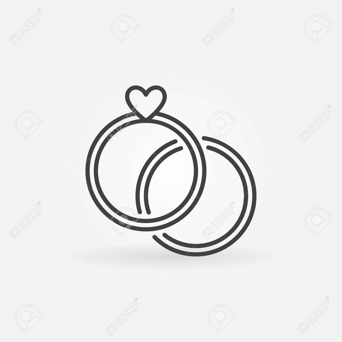 Wedding rings Stock Vector by ©blumer-1979 63392883