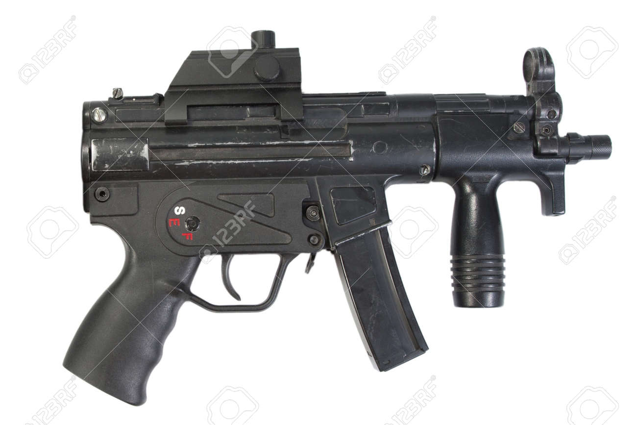 ドイツのモダンな短機関銃 Mp5 の分離 の写真素材 画像素材 Image