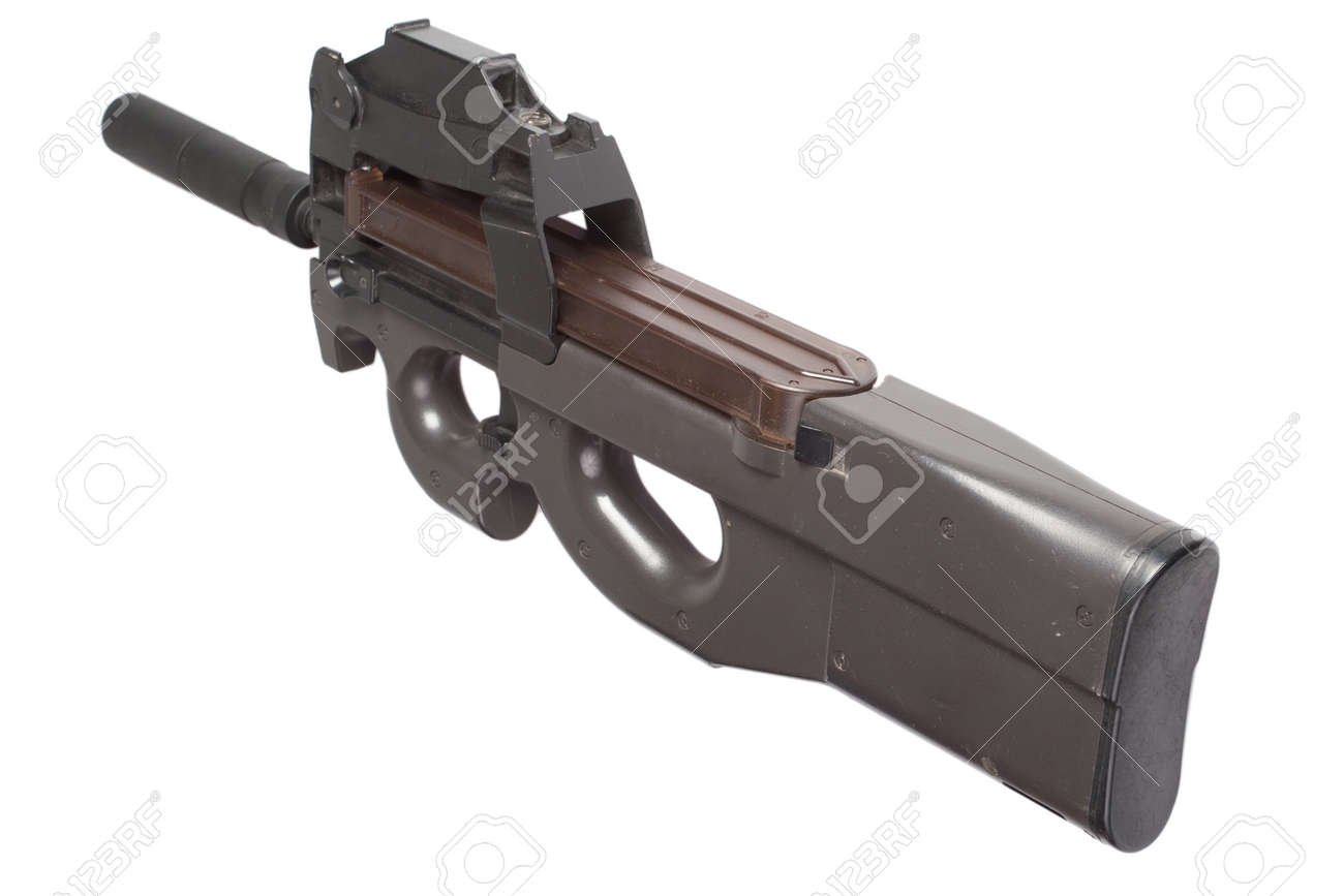 Submachine Gun P90 Stock Photo Picture And Royalty Free Image