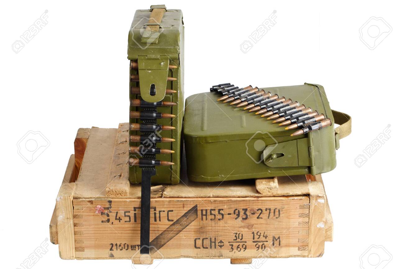 ロシア 5.45×39㍉弾用弾薬箱(レプリカ) ソビエト（ロシア）軍弾薬箱