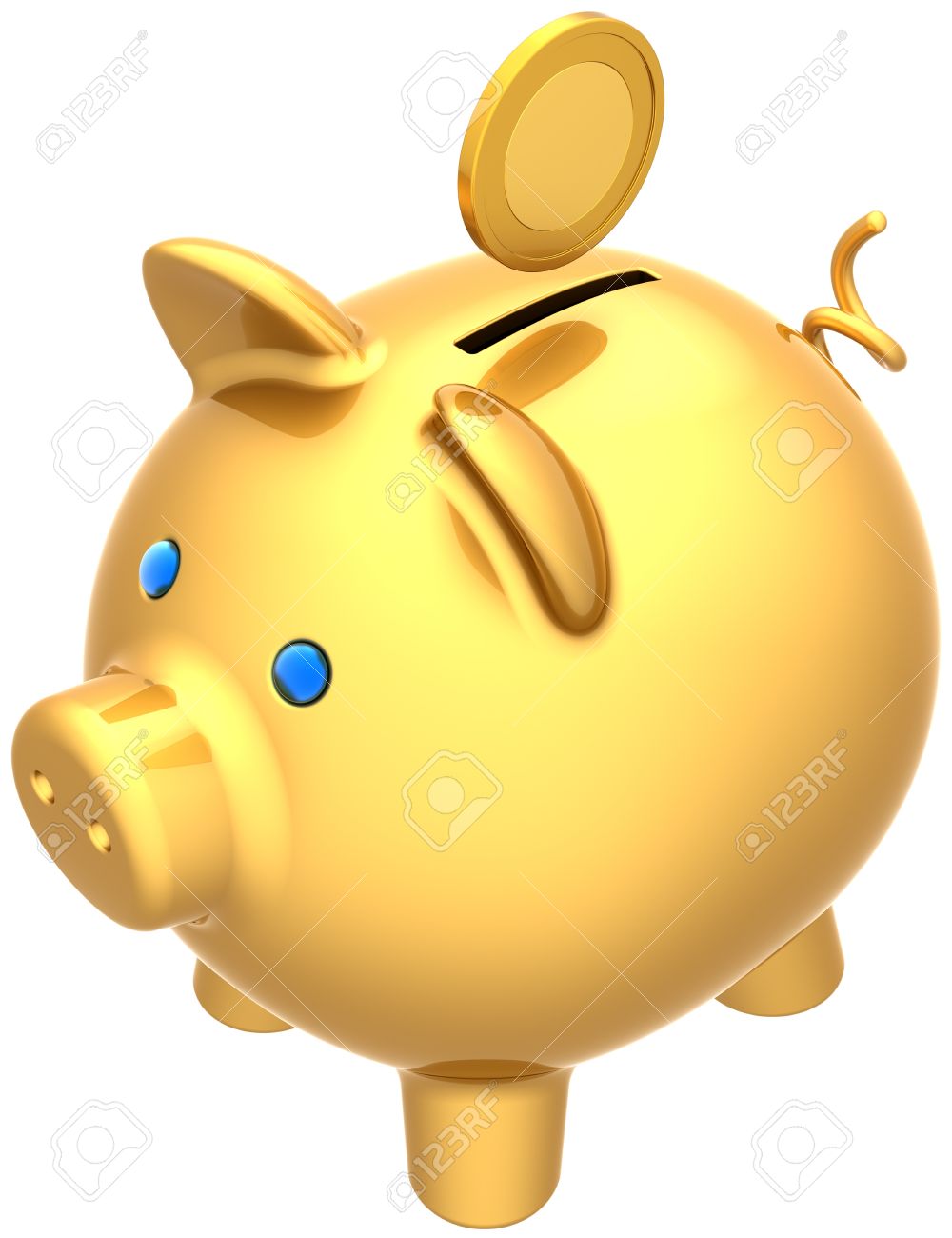 Piggy Bank - Gold Piggy Bank piggy bank - gold piggy bank