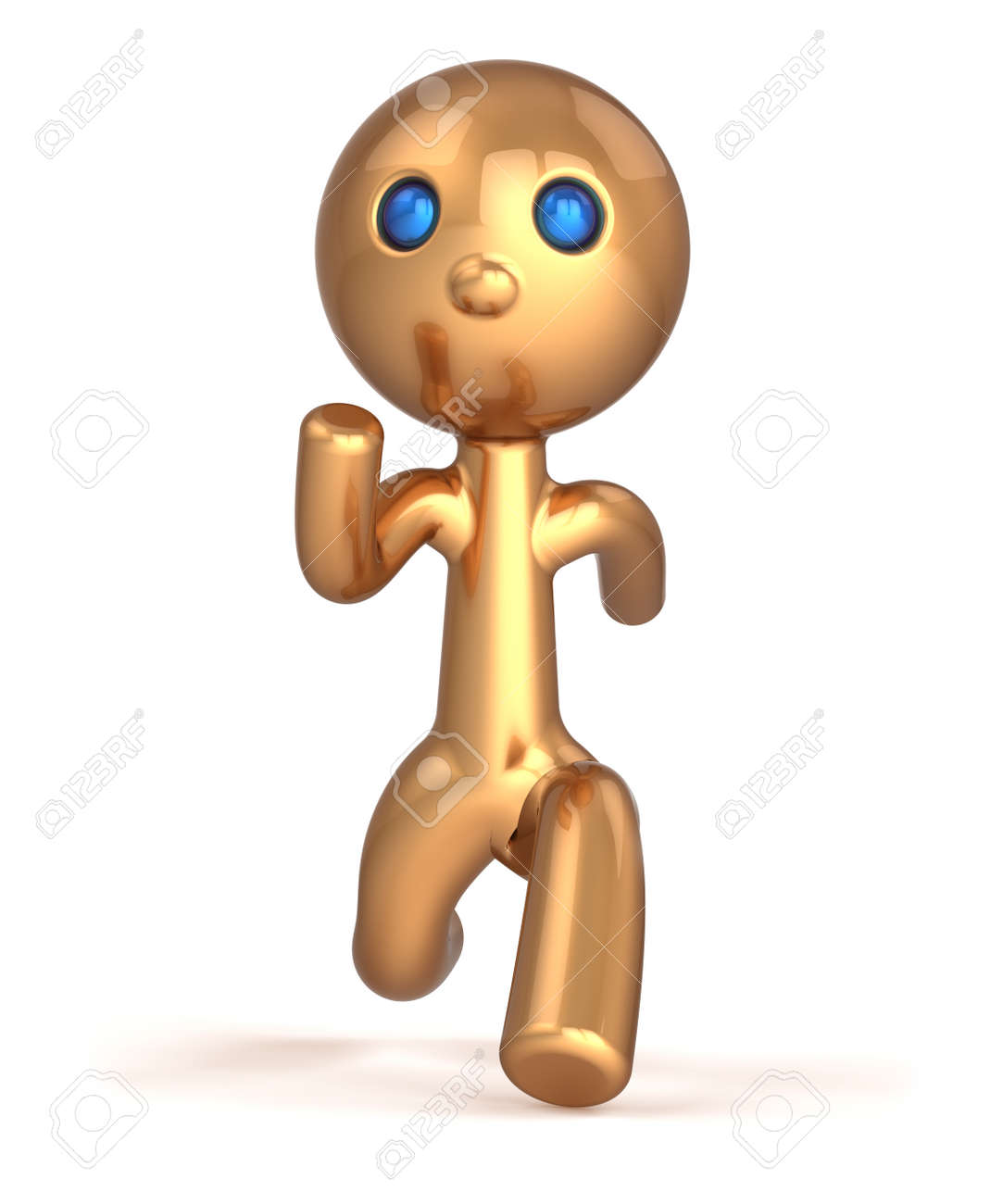 running man character quickly runner champion person fast start