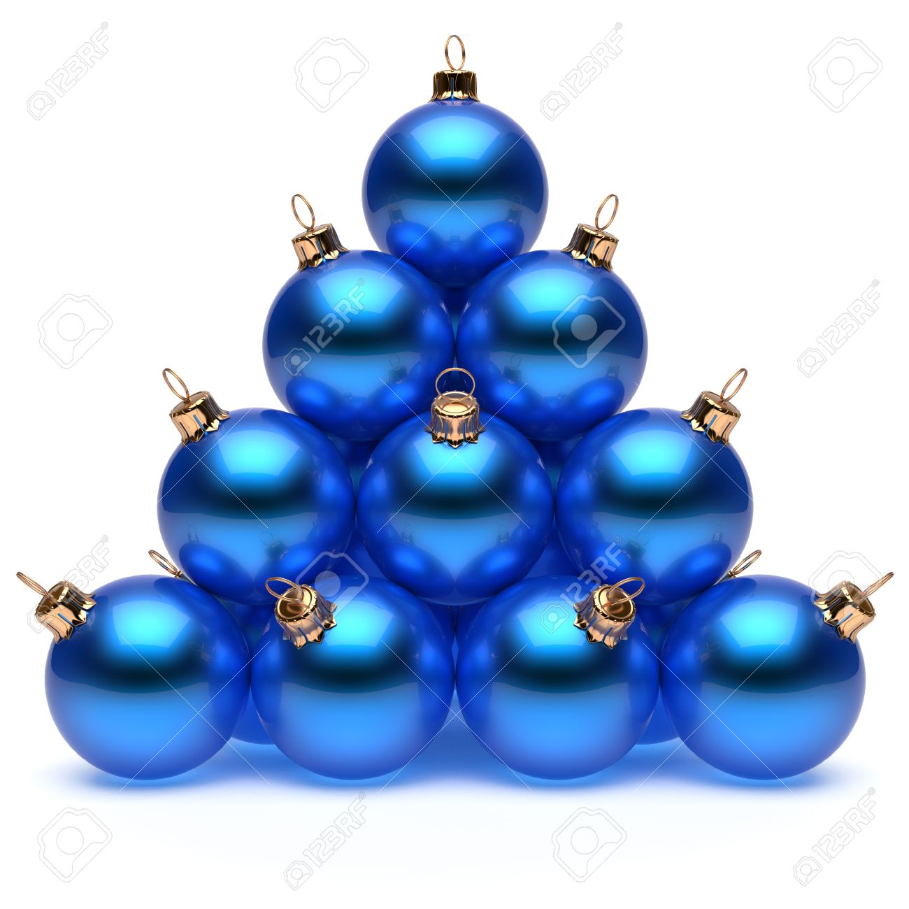 pyramid christmas ornament
