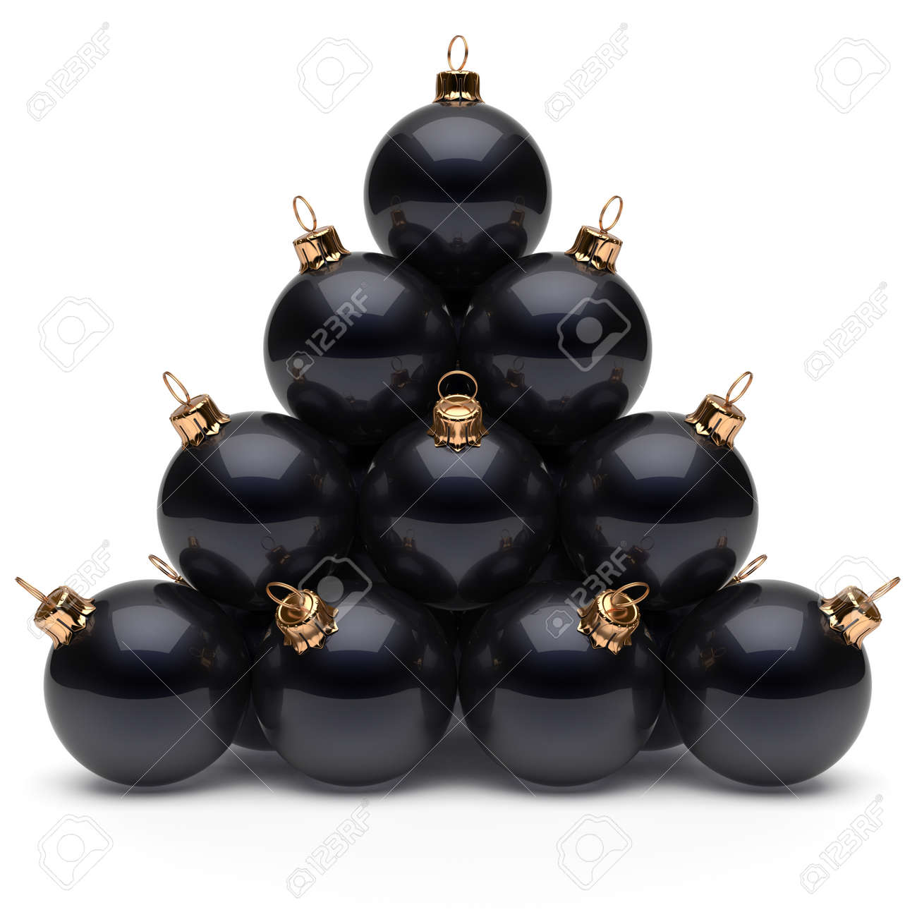 pyramid christmas ornament