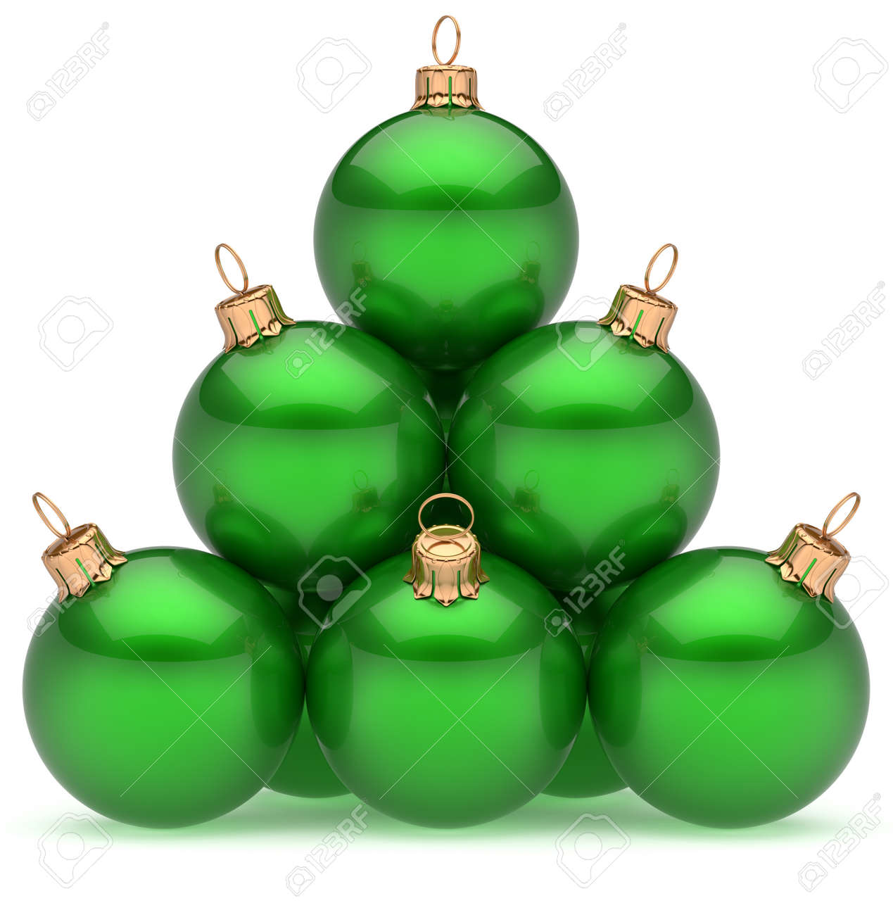 pyramid christmas ornament