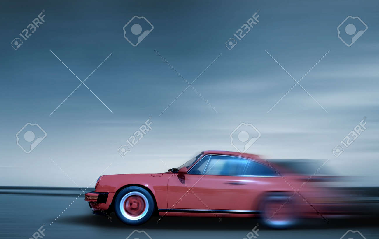 Fast Moving Car Stock Photo Picture And Royalty Free Image Image