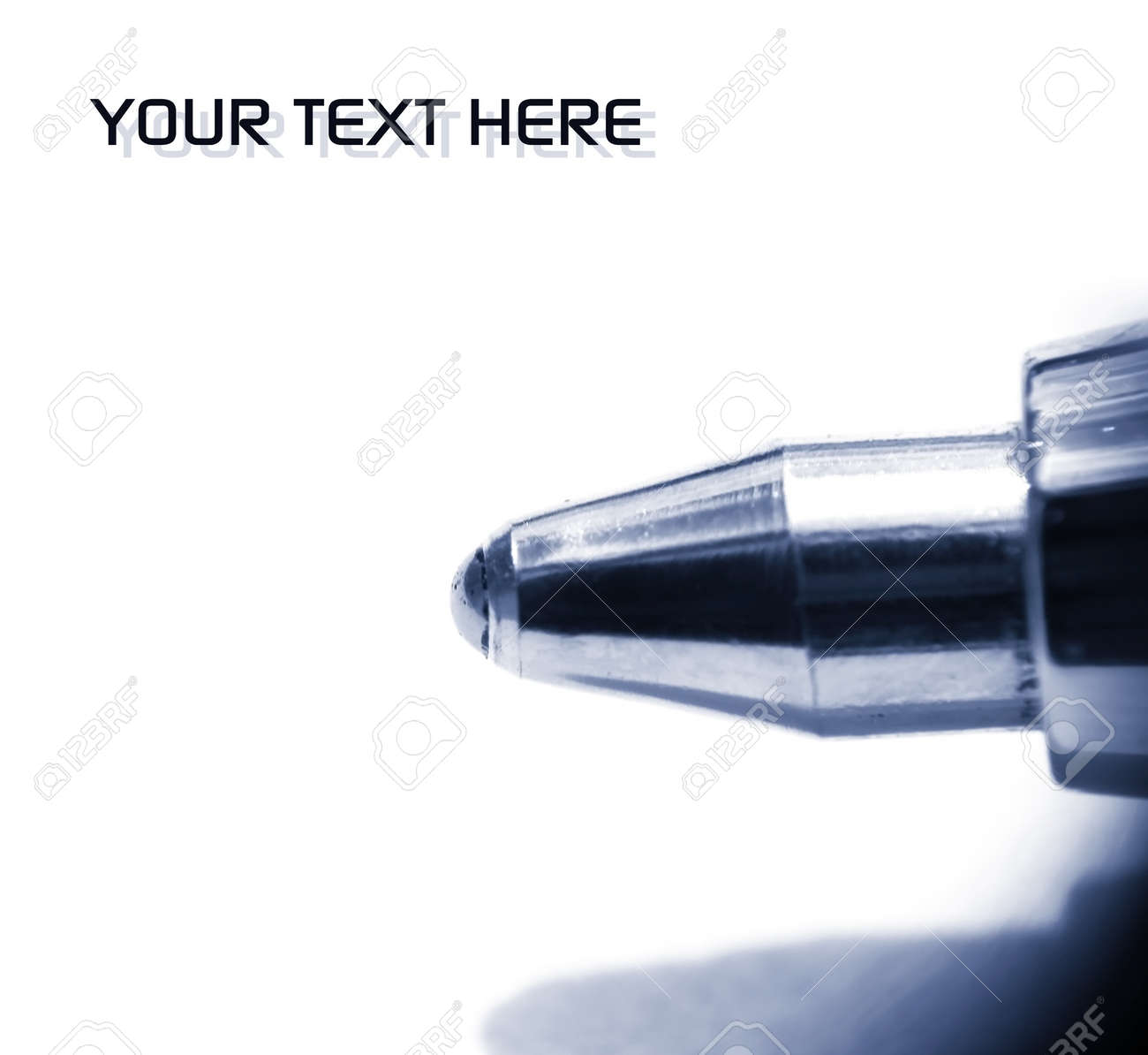 ボール ポイント ペンの先端のクローズ アップ ショット の写真素材 画像素材 Image