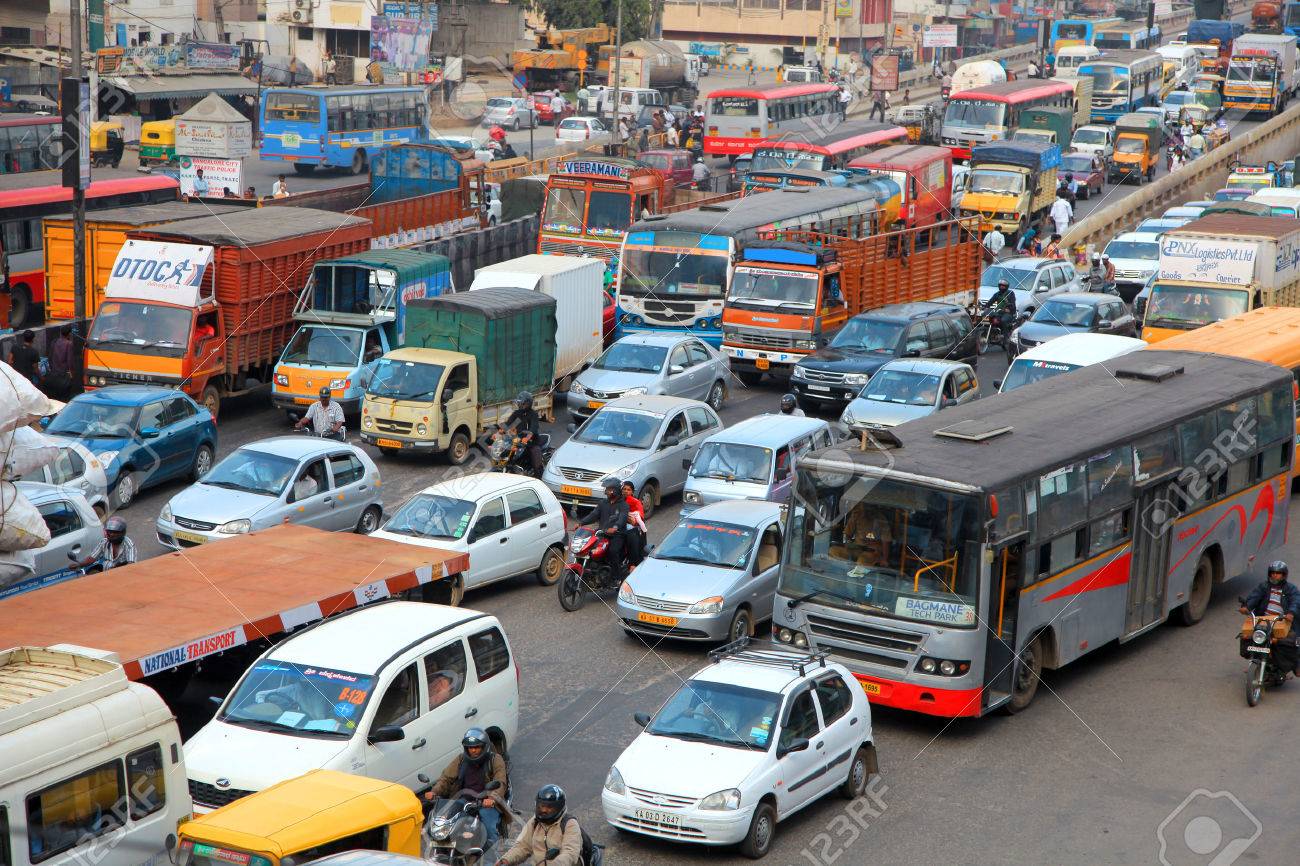 Bangalore city traffic - 55272291 Bangalore city traffic - 55272291