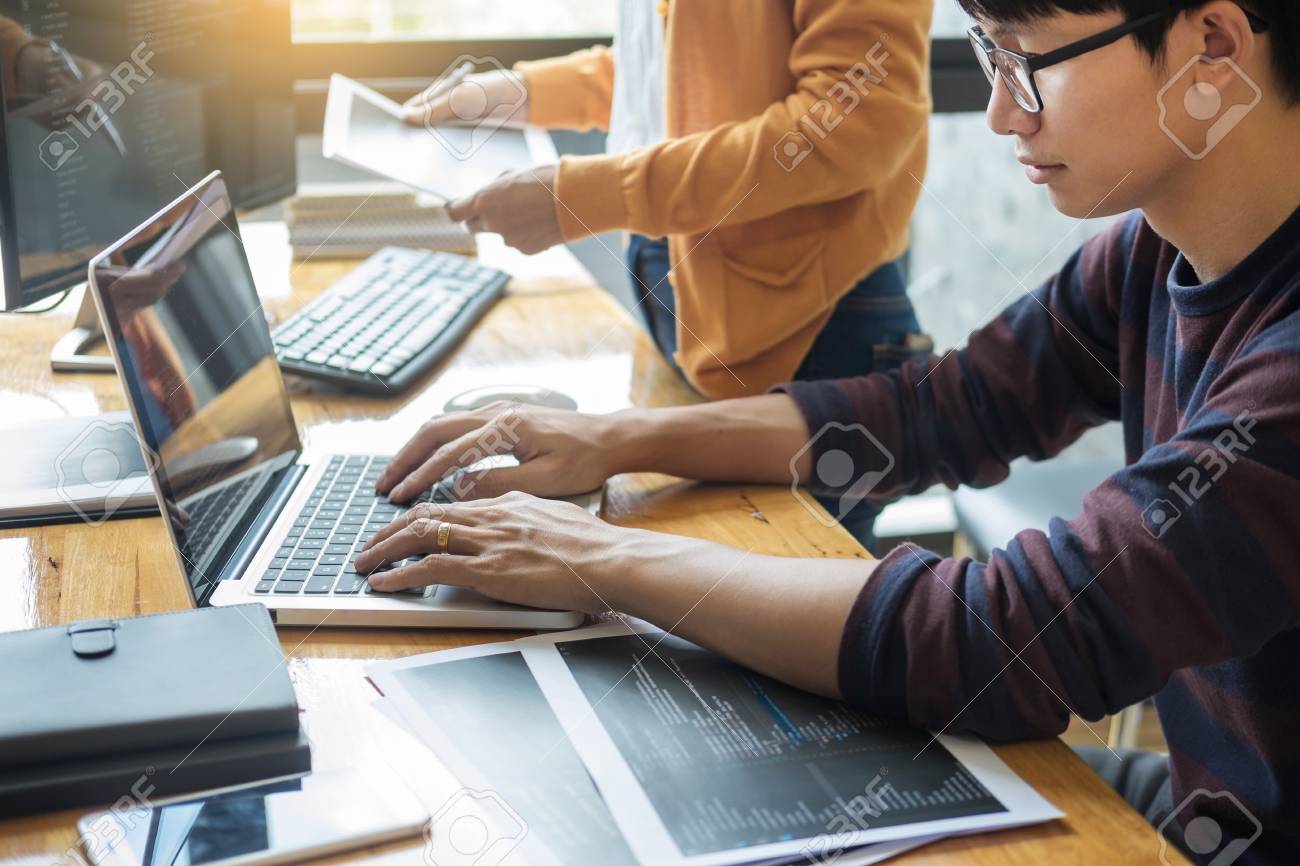 programmer programming and coding