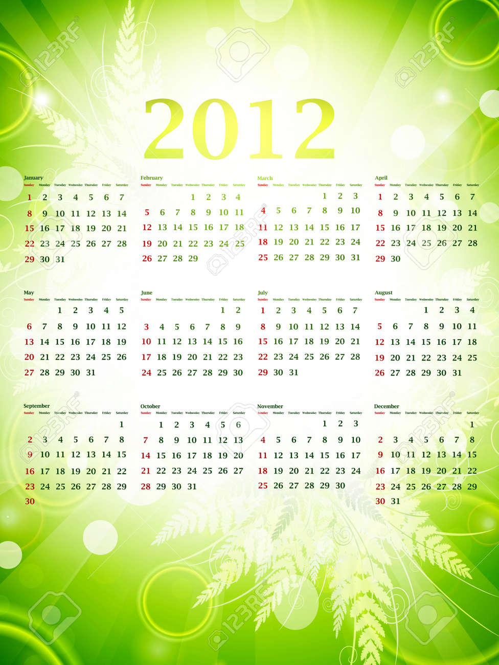 illustration of 2012 eco