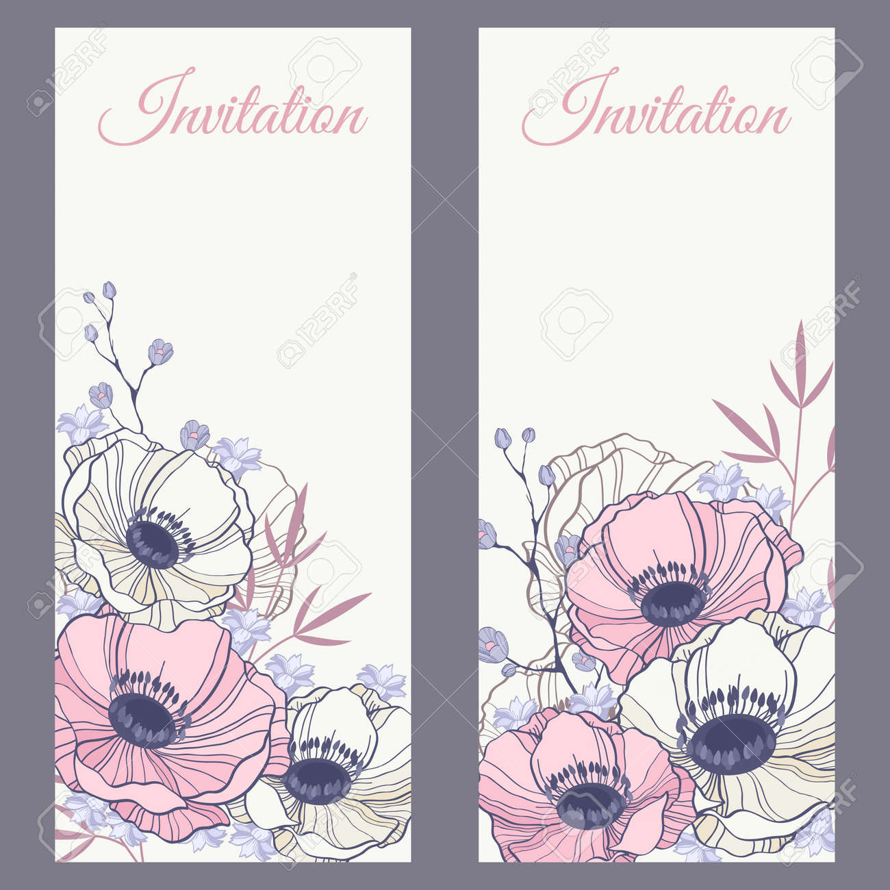 elegant wedding invitation card
