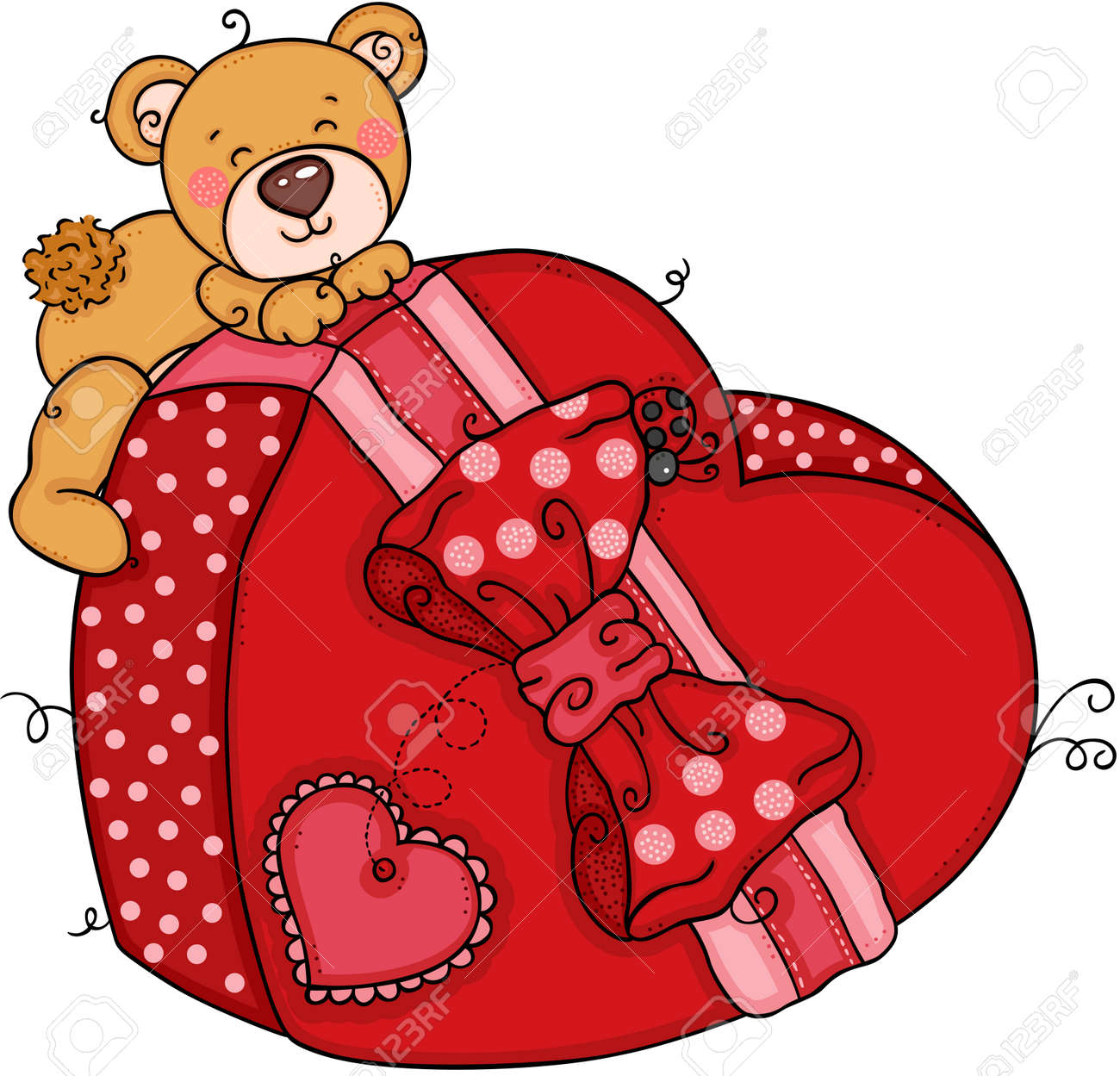 large red teddy bear