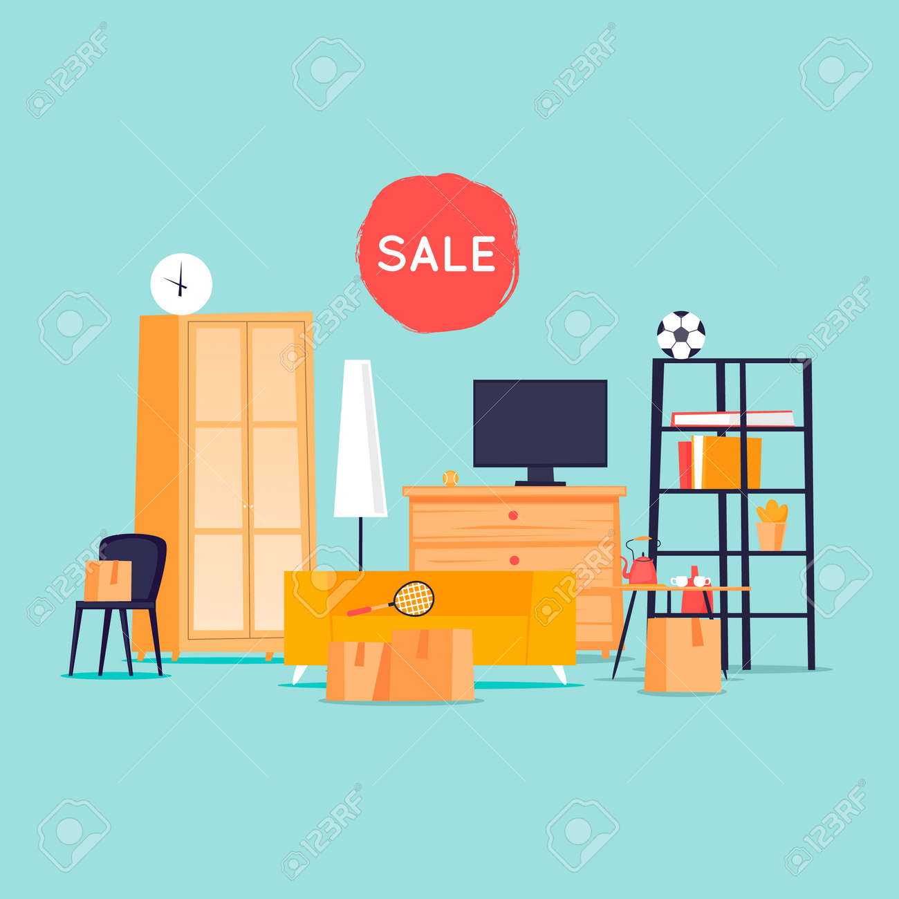 Sale of unnecessary things Sale of unnecessary things