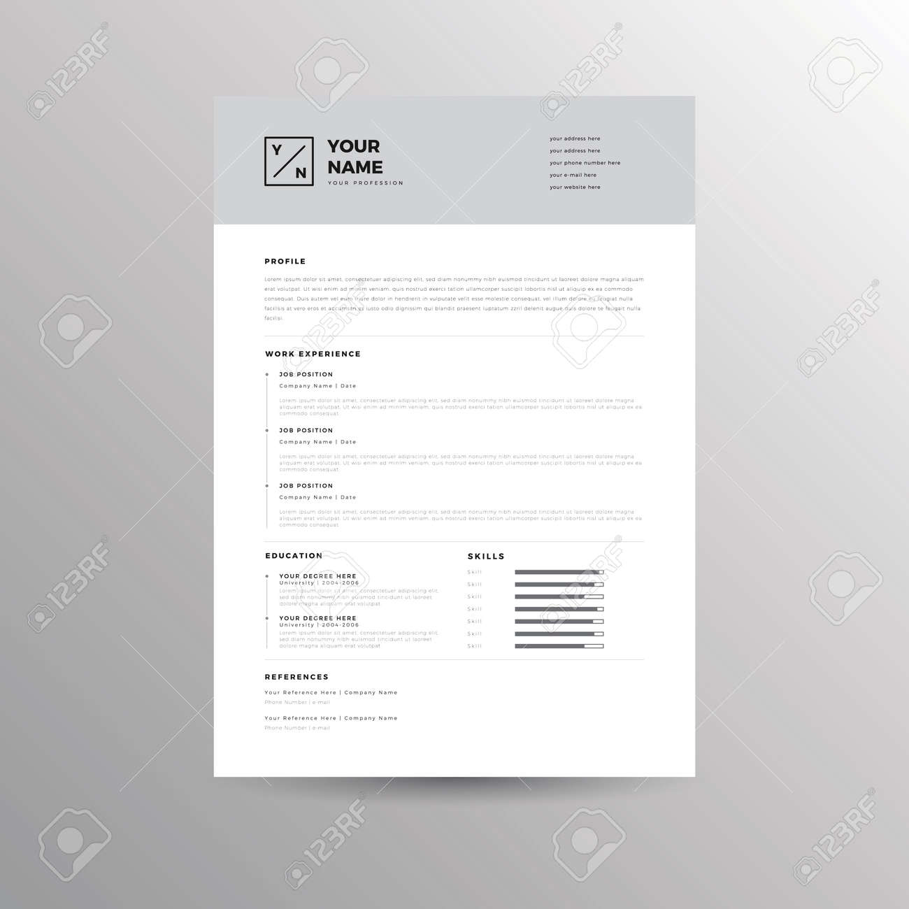 what is cv resume