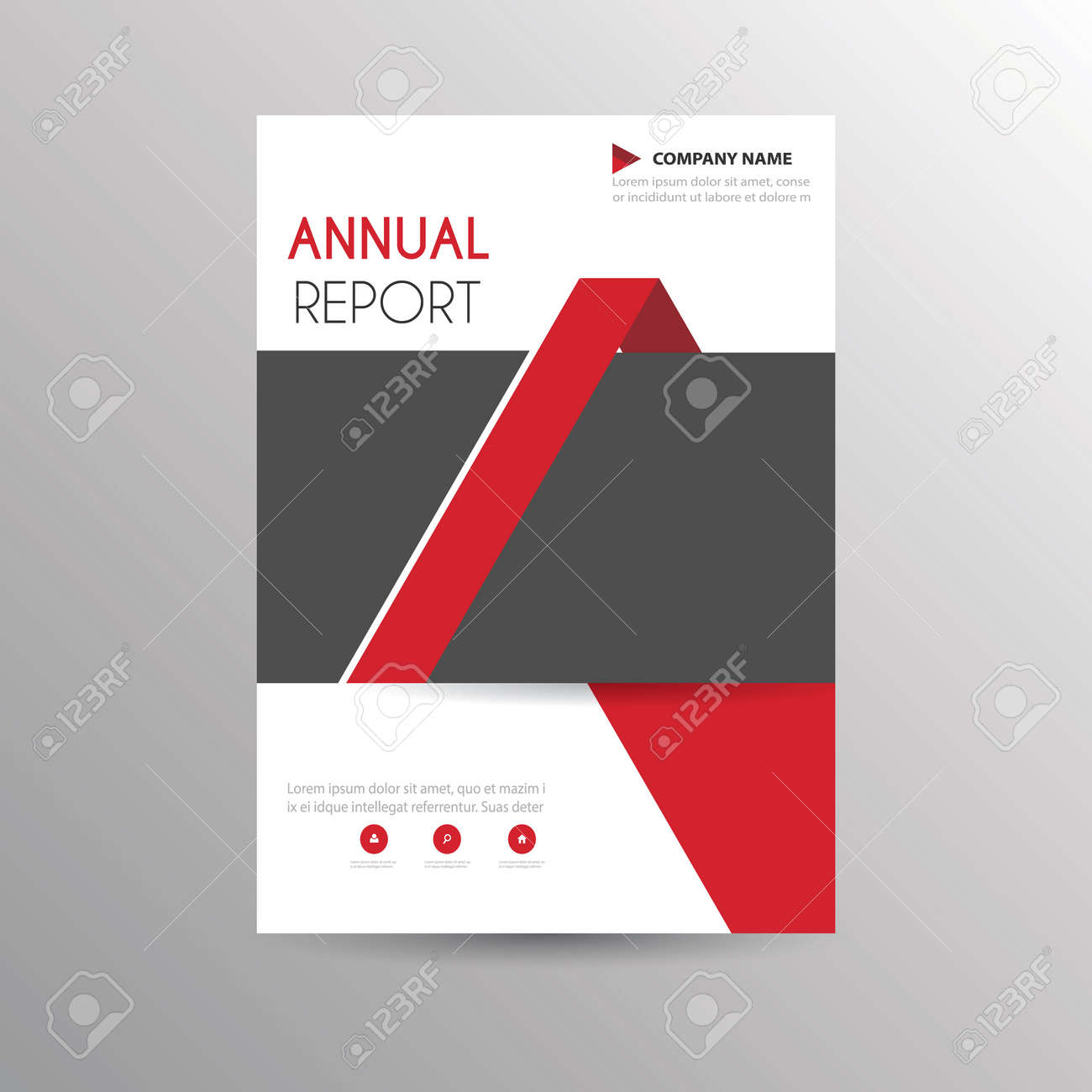 a simple brochure template for business cover royalty free cliparts