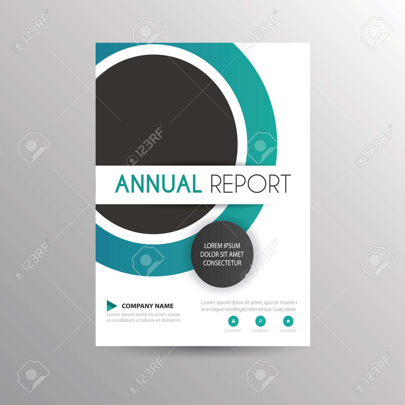 a simple brochure template royalty free cliparts vectors and stock