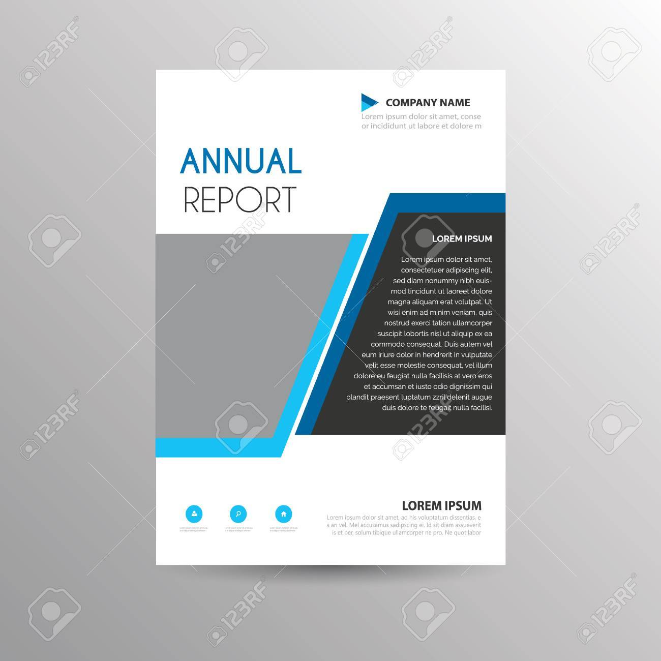 simple brochure template for business cover royalty free cliparts simple brochure template