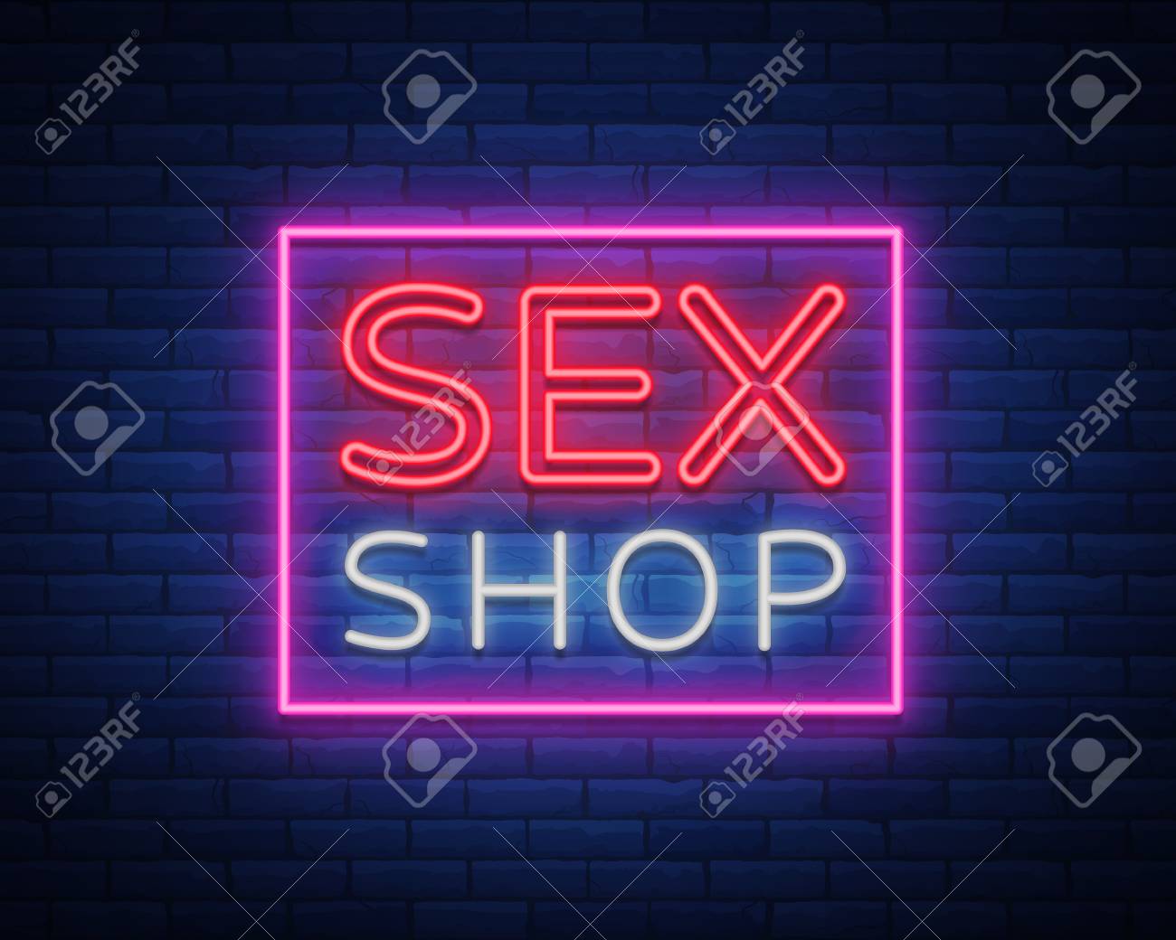 セックスショップロゴ ネオンスタイルのナイトサイン ネオン サイン セックスショッププロモーションのシンボル アダルトストア 明るいバナー 毎晩の広告 ベクトルイラストレーションのイラスト素材 ベクタ Image セックスショップロゴ ネオンスタイルのナイトサイン ネオン サイン セックスショッププロモーションのシンボル アダルトストア 明るいバナー 毎晩の広告 ベクトルイラストレーションのイラスト素材 ベクタ Image