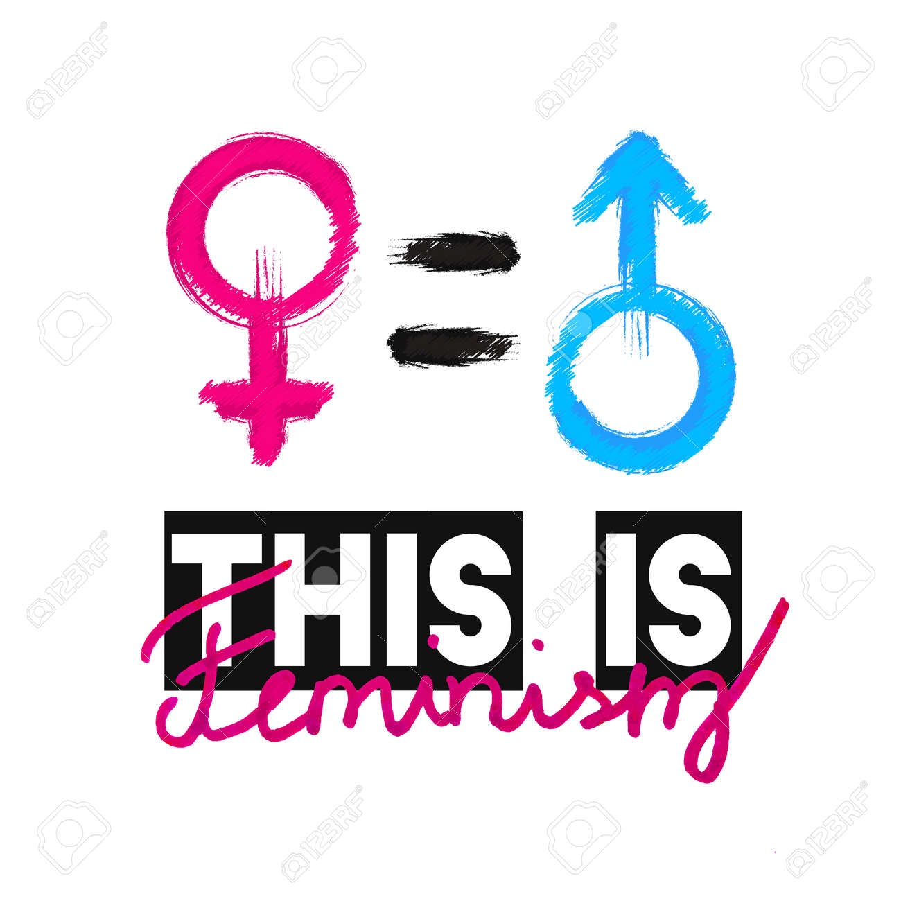 Fashion Slogan This Is Feminism. Feminist Slogan, Design T-shirt ...