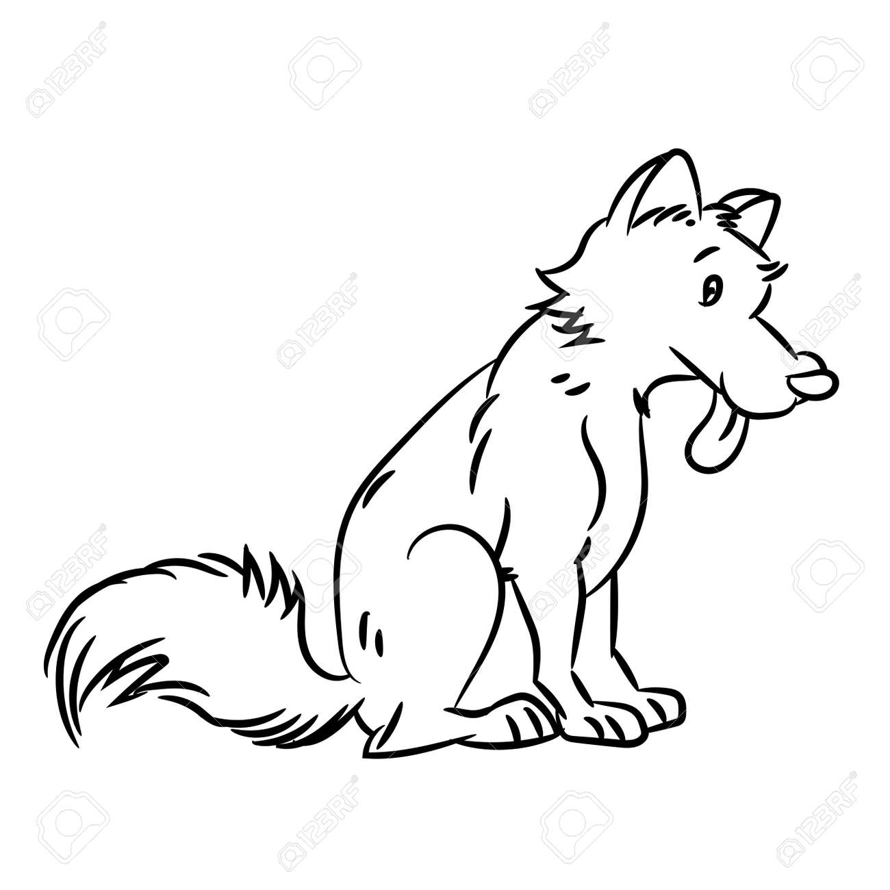 Perro Blanco Gratis Dibujos Animados Imagene Illustoon Es