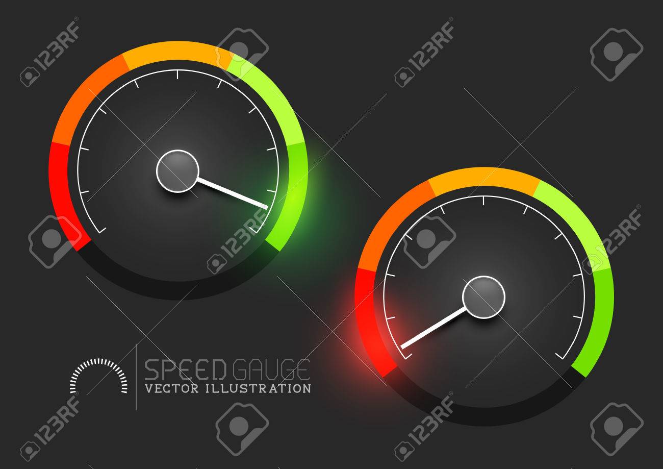 Speed Power And Or Fuel Gauge Meter Stages Fast Slow Full Empty Vector Illustration Royalty Free Cliparts Vectors And Stock Illustration Image 27767819