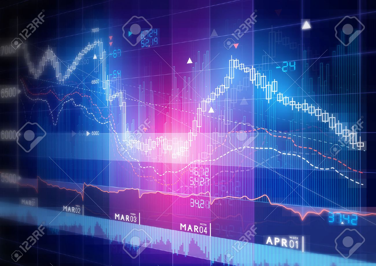 stock market graph candle stick stock market tracking graph stock