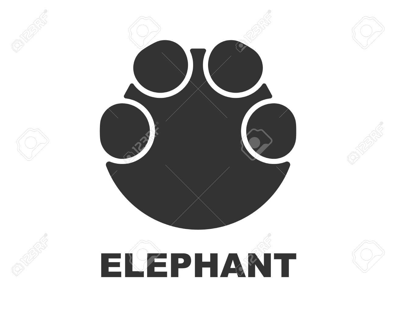 Free Free 54 Elephant Paw Print Svg SVG PNG EPS DXF File