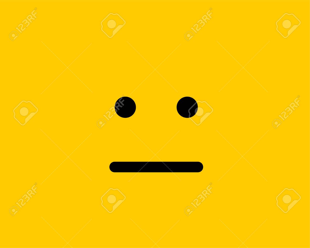 黄色の背景に絵文字の笑顔のアイコンベクトルシンボル スマイリー顔漫画のキャラクターの壁紙 のイラスト素材 ベクタ Image