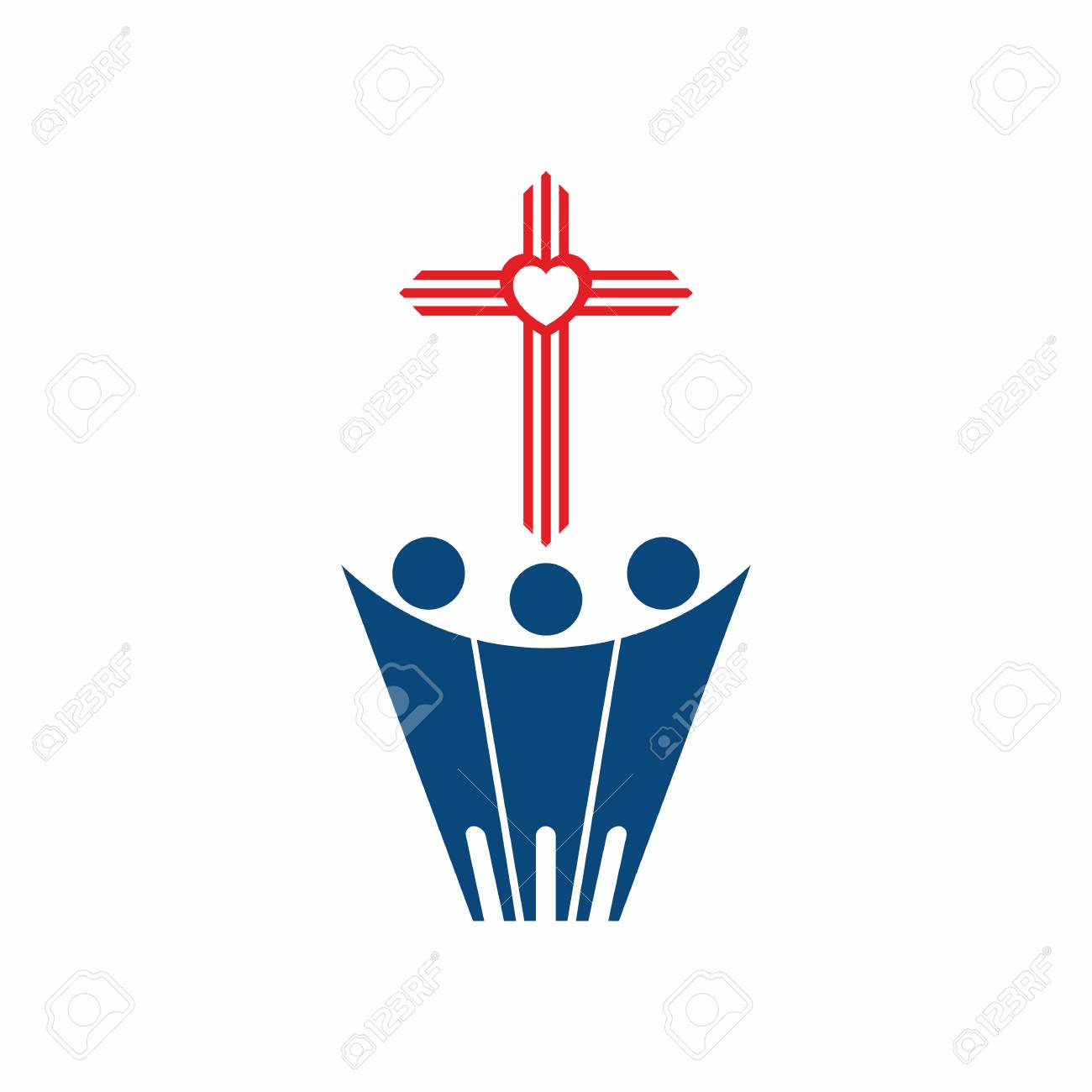 Church Logo. Unity In Christ. Royalty Free SVG, Cliparts, Vectors, and  Stock Illustration. Image 99640230.