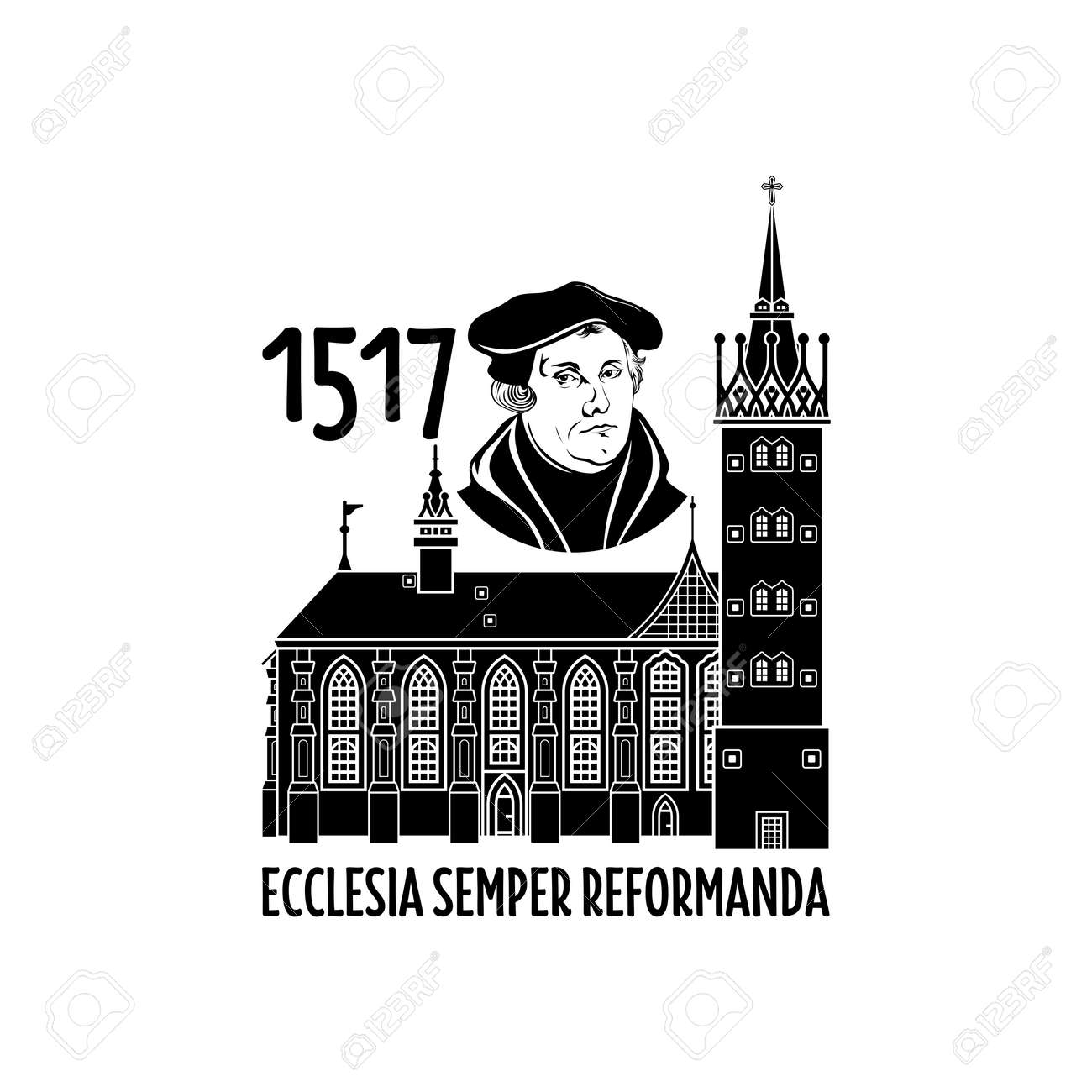 Martin Luther. 95 theses of the reformation of the church. Wittenberg 1517. - 166673456 Martin Luther. 95 theses of the reformation of the church. Wittenberg 1517. - 166673456