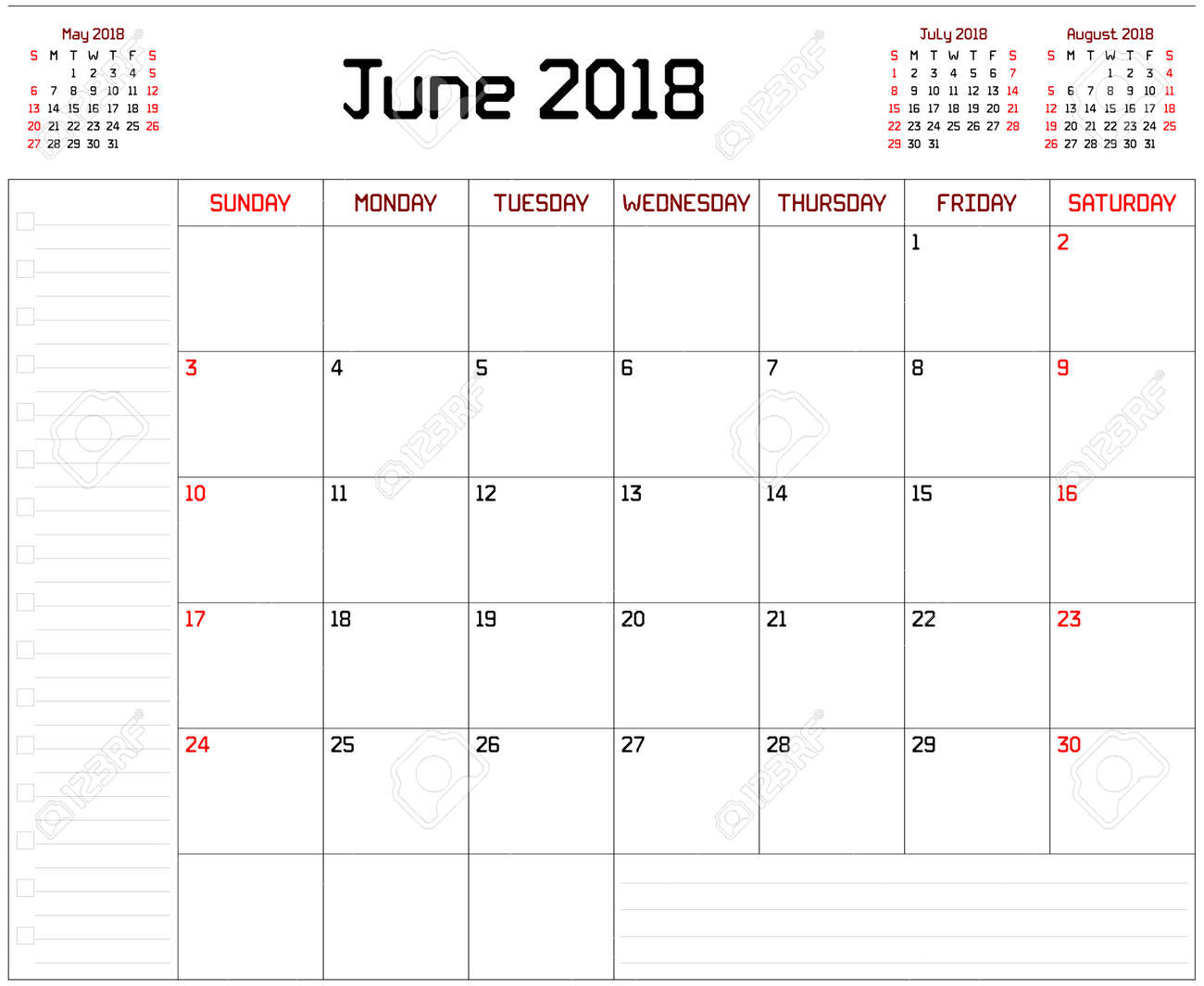 monthly year planner