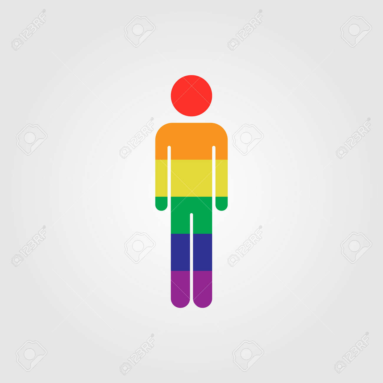 ベクトルのアイコン Lgbt レインボーフラッグ ベクトル アイコンのイラスト素材 ベクタ Image