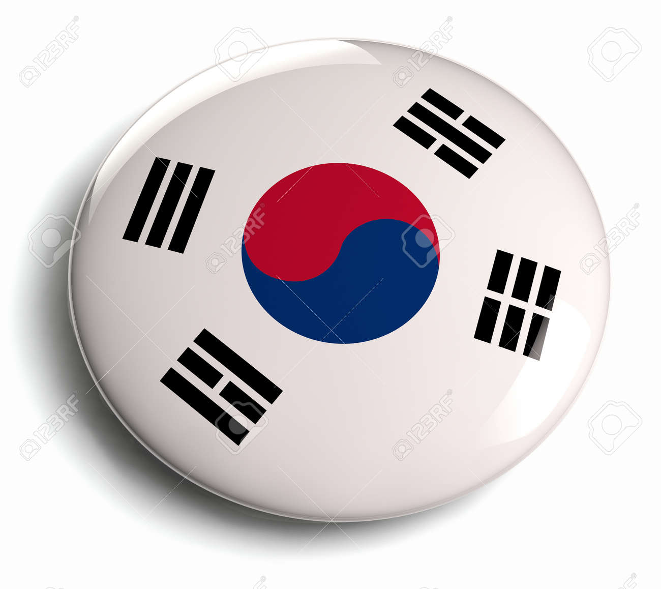 バッジ　韓国　国旗　KOREA 楽天市場】TOSPA 缶バッジ 大韓民国 韓国 国旗柄 直径約3cm 世界の国旗