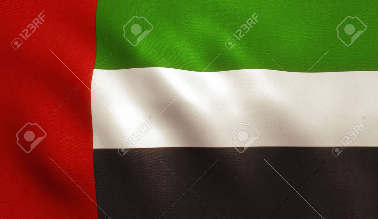 Drapeau Des Emirats Arabes Unis De Dubai Abu Dhabi Et Autres Emirats Arabes Unis Banque D Images Et Photos Libres De Droits Image 74680258