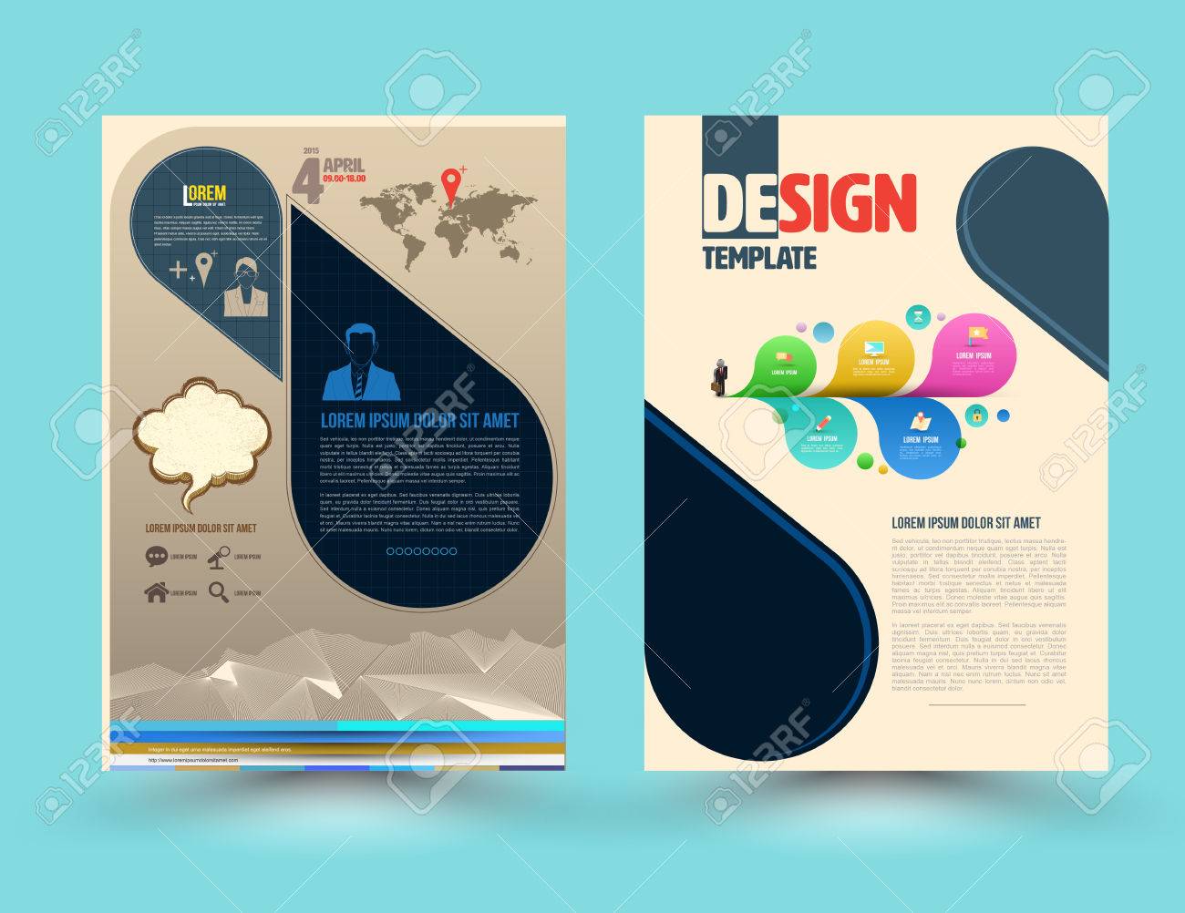 vector brochure template design business graphics brochures free graphics for brochures