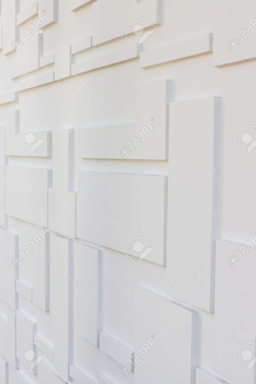 Detalles De La Construccion Pared Multinivel Para Decoracion