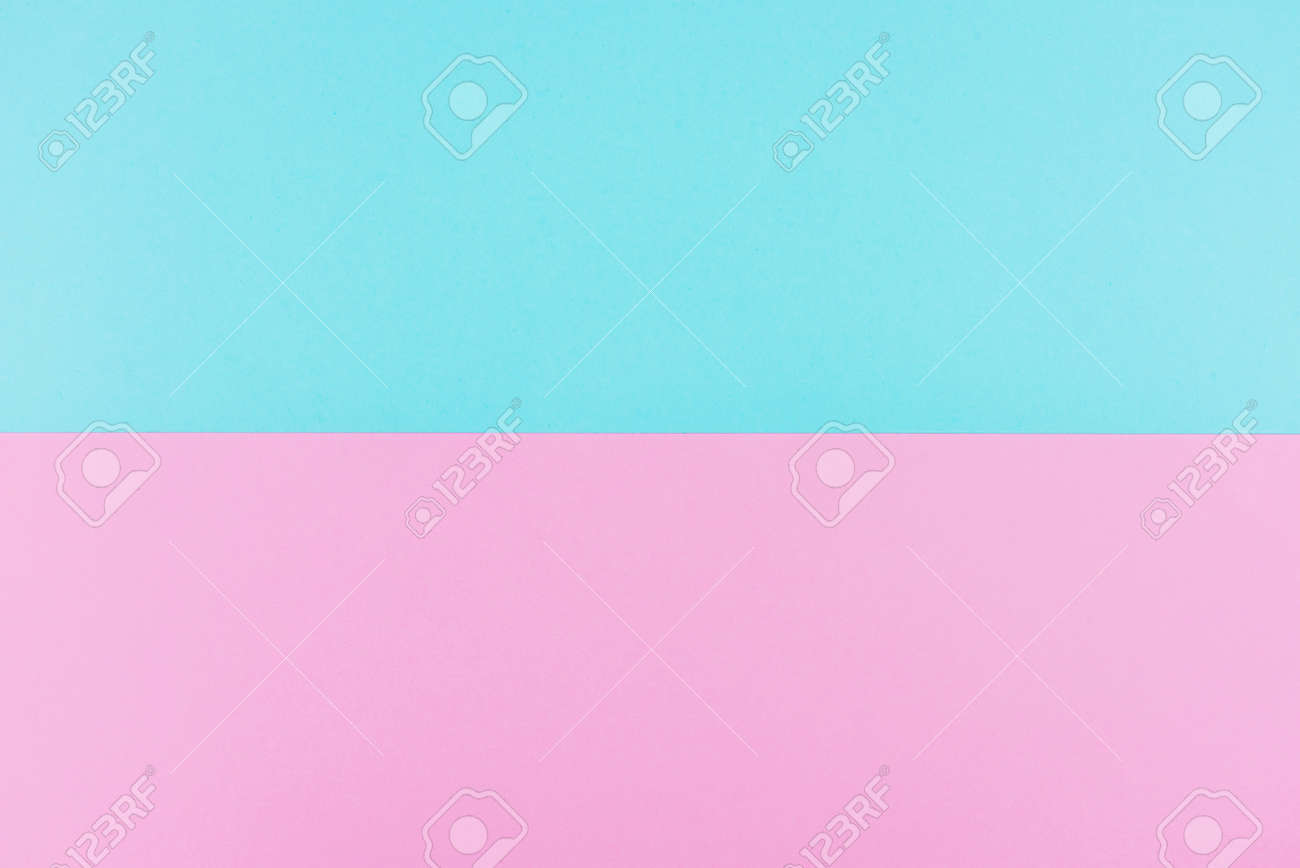 Soft Pink And Light Blue Pastel Colored Paper Background Serenity