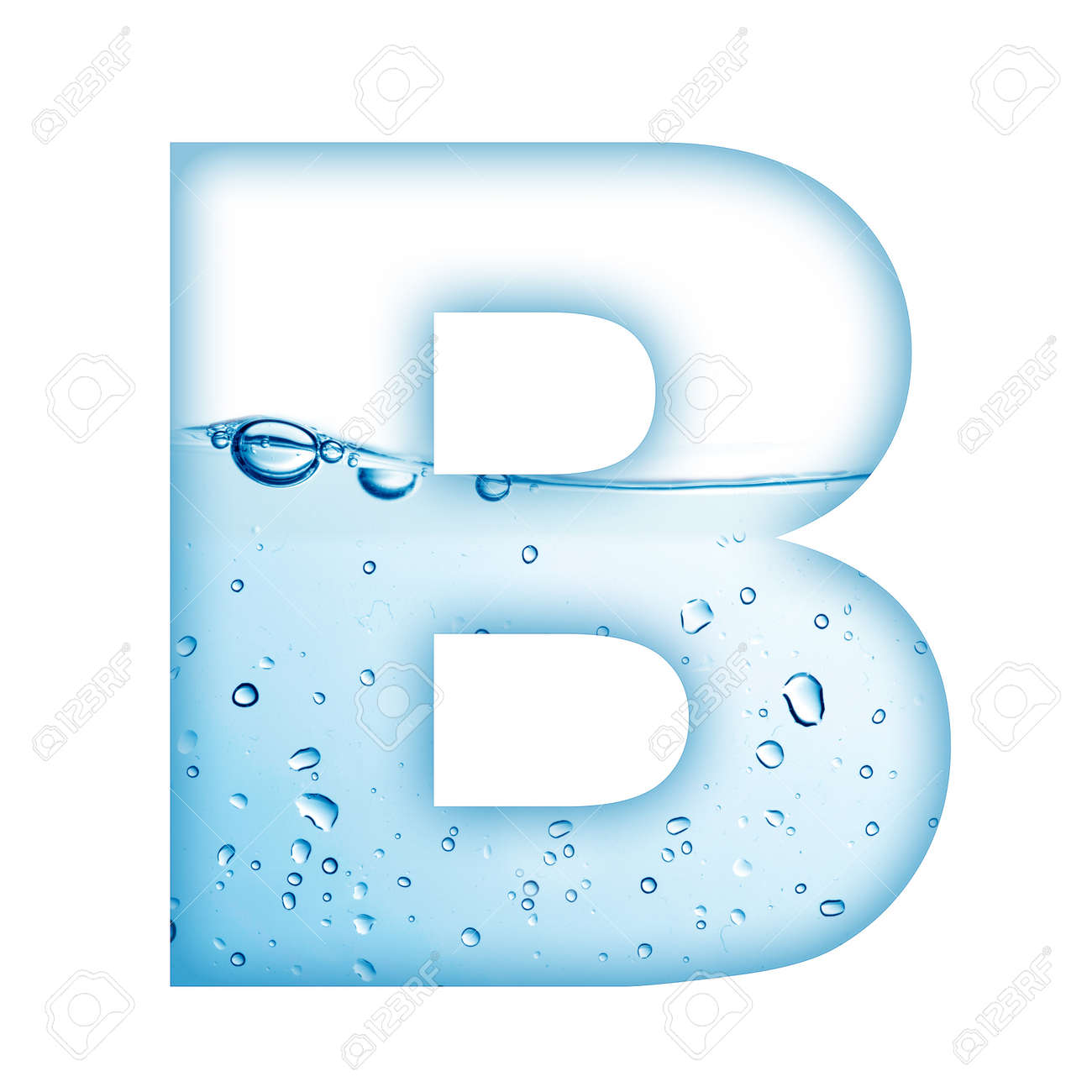 alphabet letter made from water and bubble letter b stock photo bubble letter b