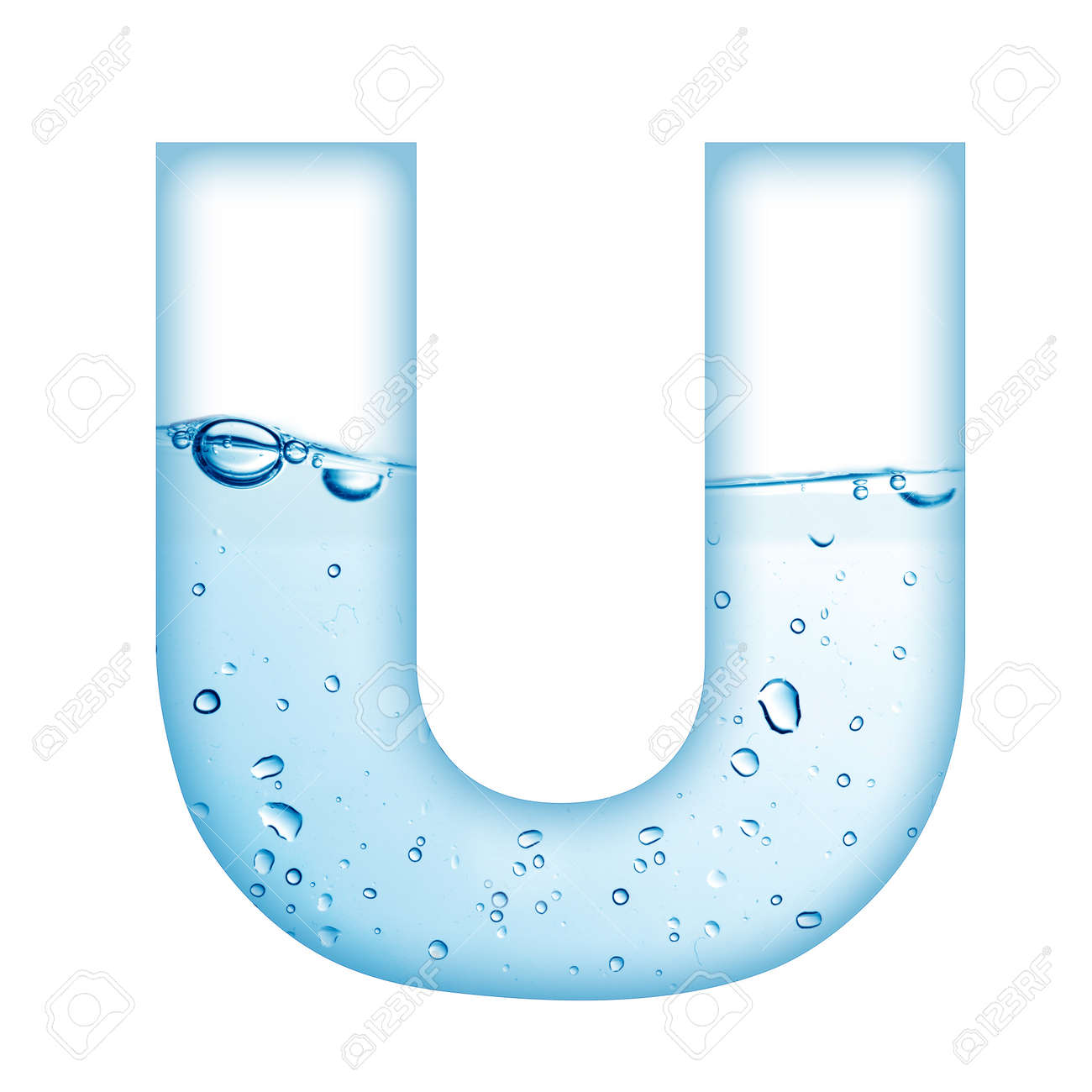 alphabet letter made from water and bubble letter u stock photo u letter