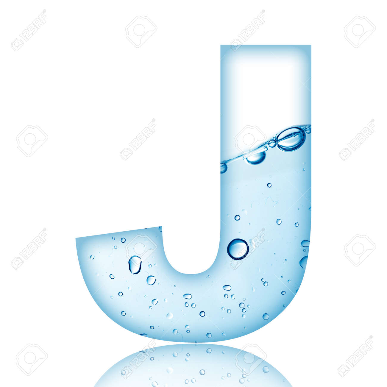 Water And Water Bubble Alphabet Letter With Reflection Letter J Banco de  Imagens Royalty Free, Ilustrações, Imagens e Banco de Imagens. Image  20407757., image size:1300x1300