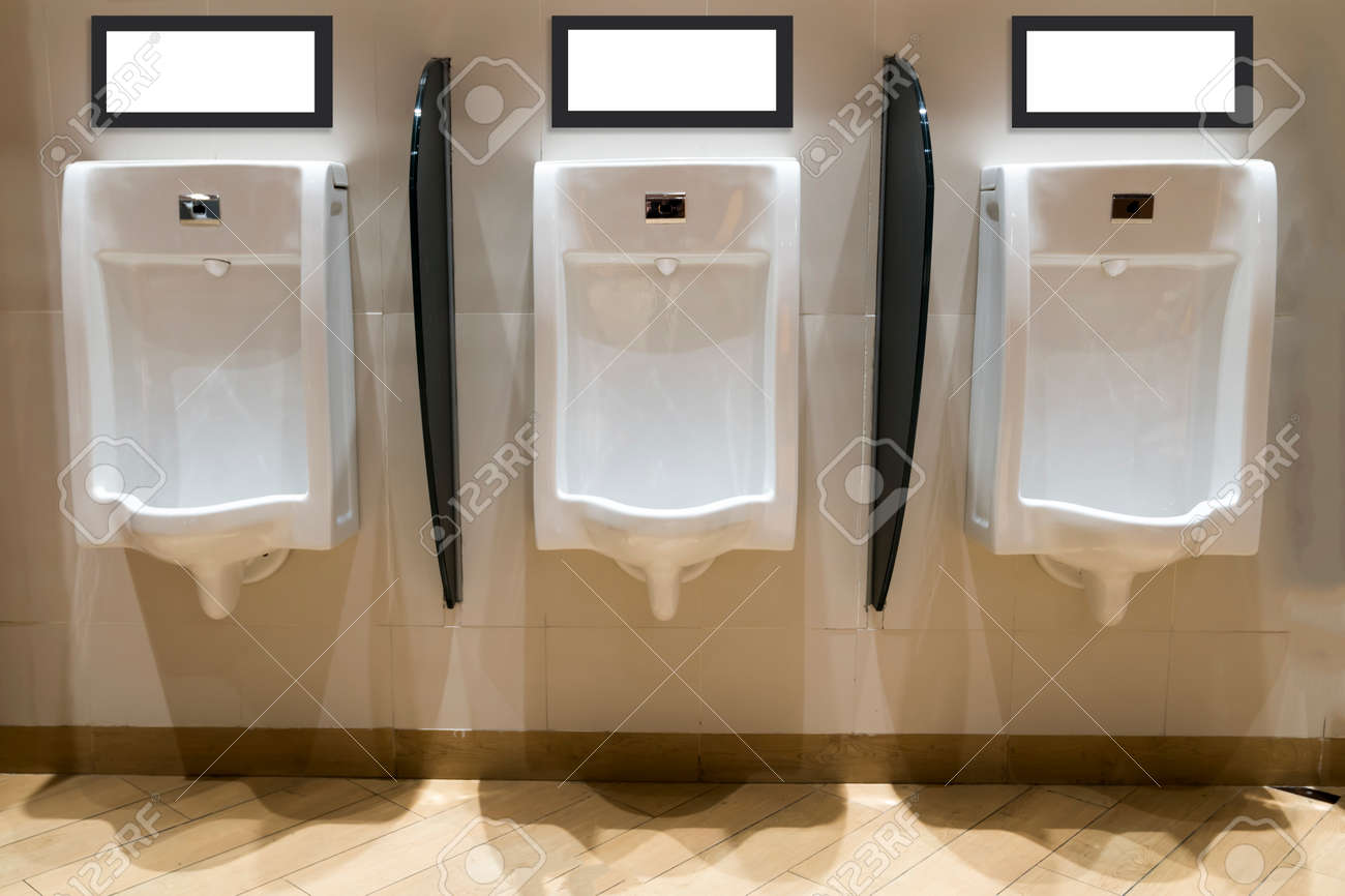 white urinals in men s bathroom design of white ceramic urinals
