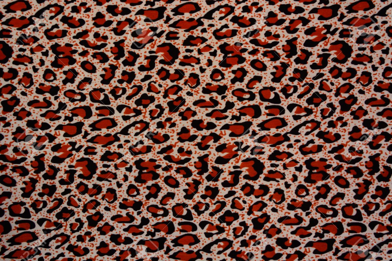 red and black leopard