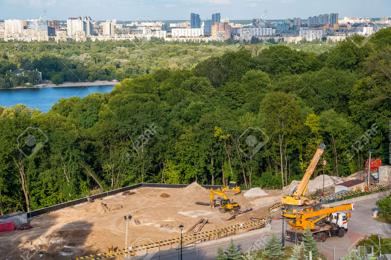 City on dnieper river