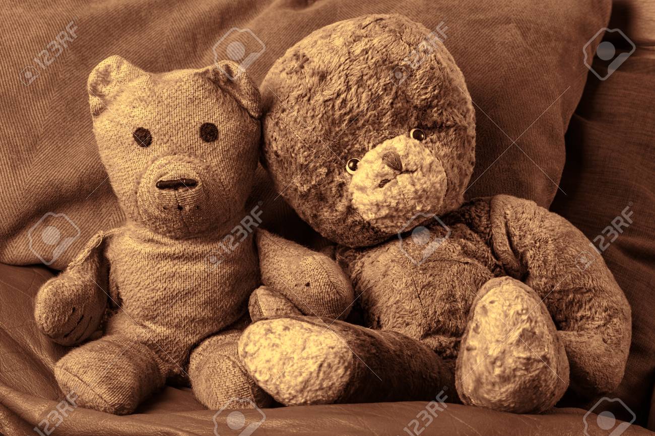 very old teddy bears